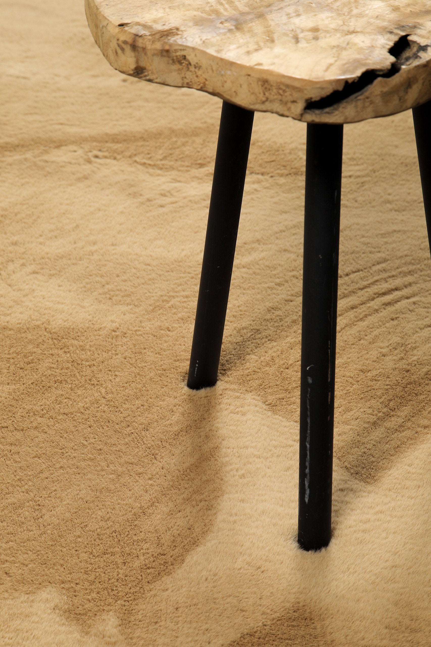 Esprit Hochflor-Teppich »Alice ESP-4377 Kunstfell«, rund, 25 mm Höhe, Kaninchenfell-Haptik, besonders weich und dicht, für alle Räume
