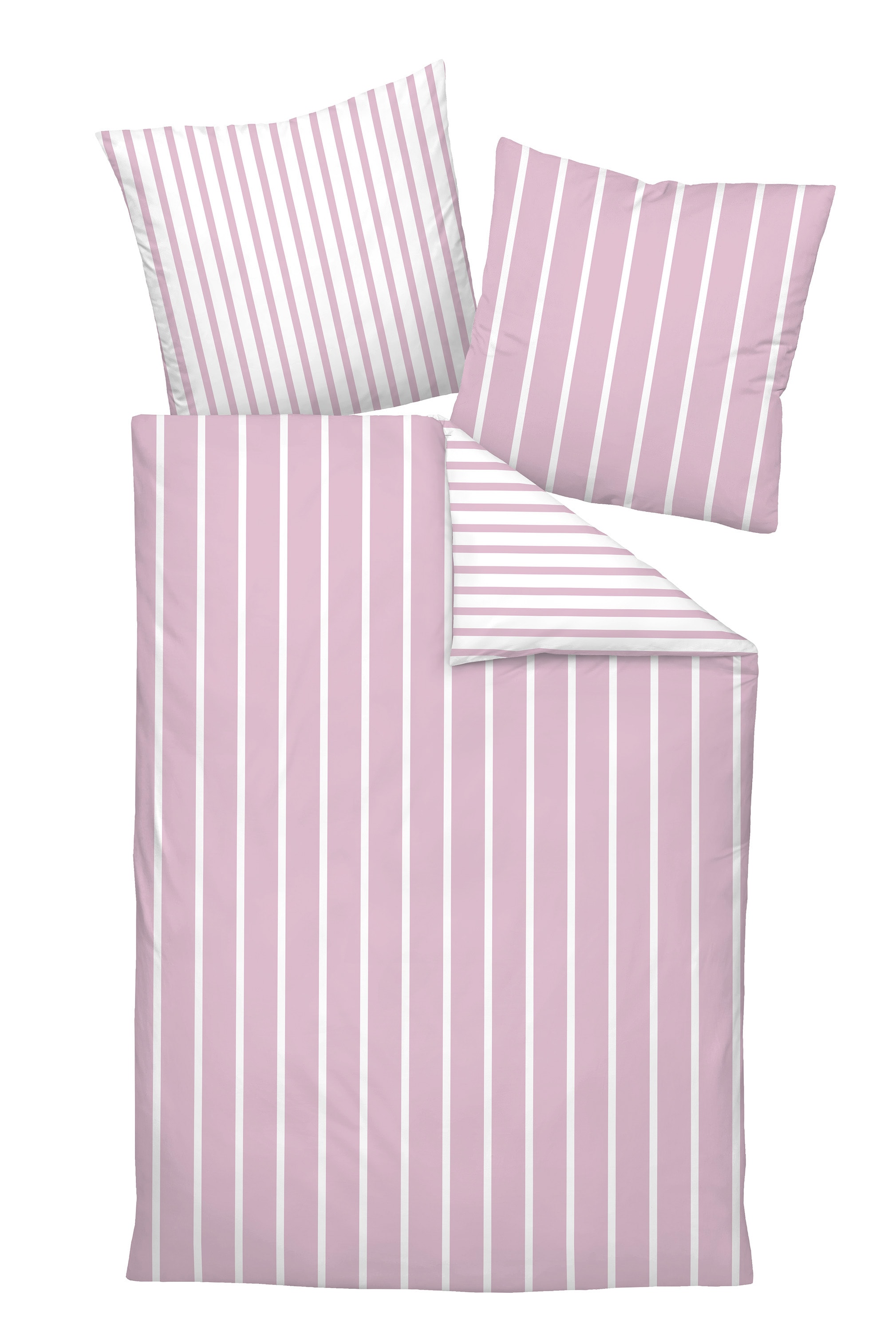 Janine Wendebettwäsche »Mako-Satin 39028 modern classic« 2 Stk. tlg.