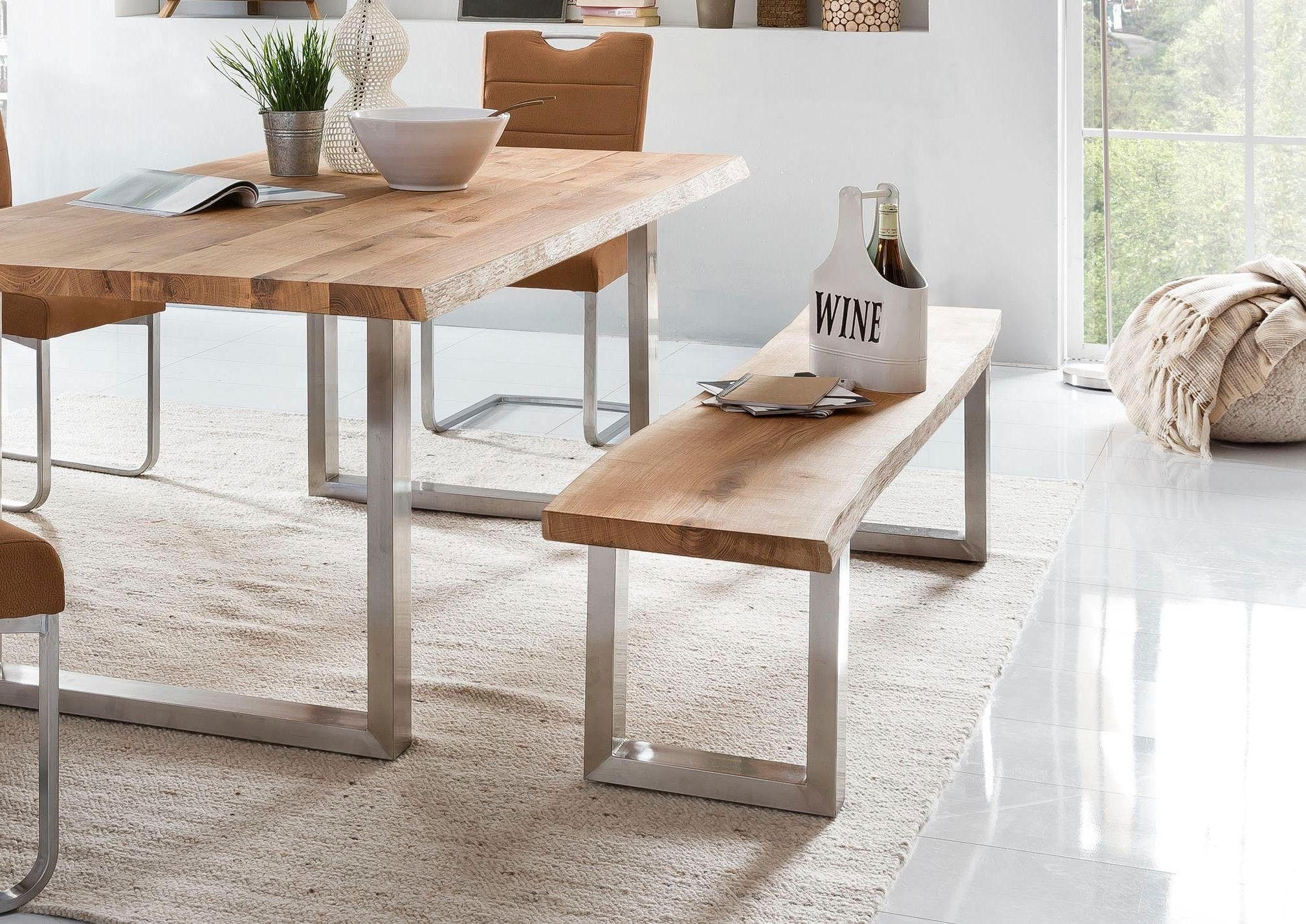 Home affaire Bank »Tristan« aus Massivholz Eiche