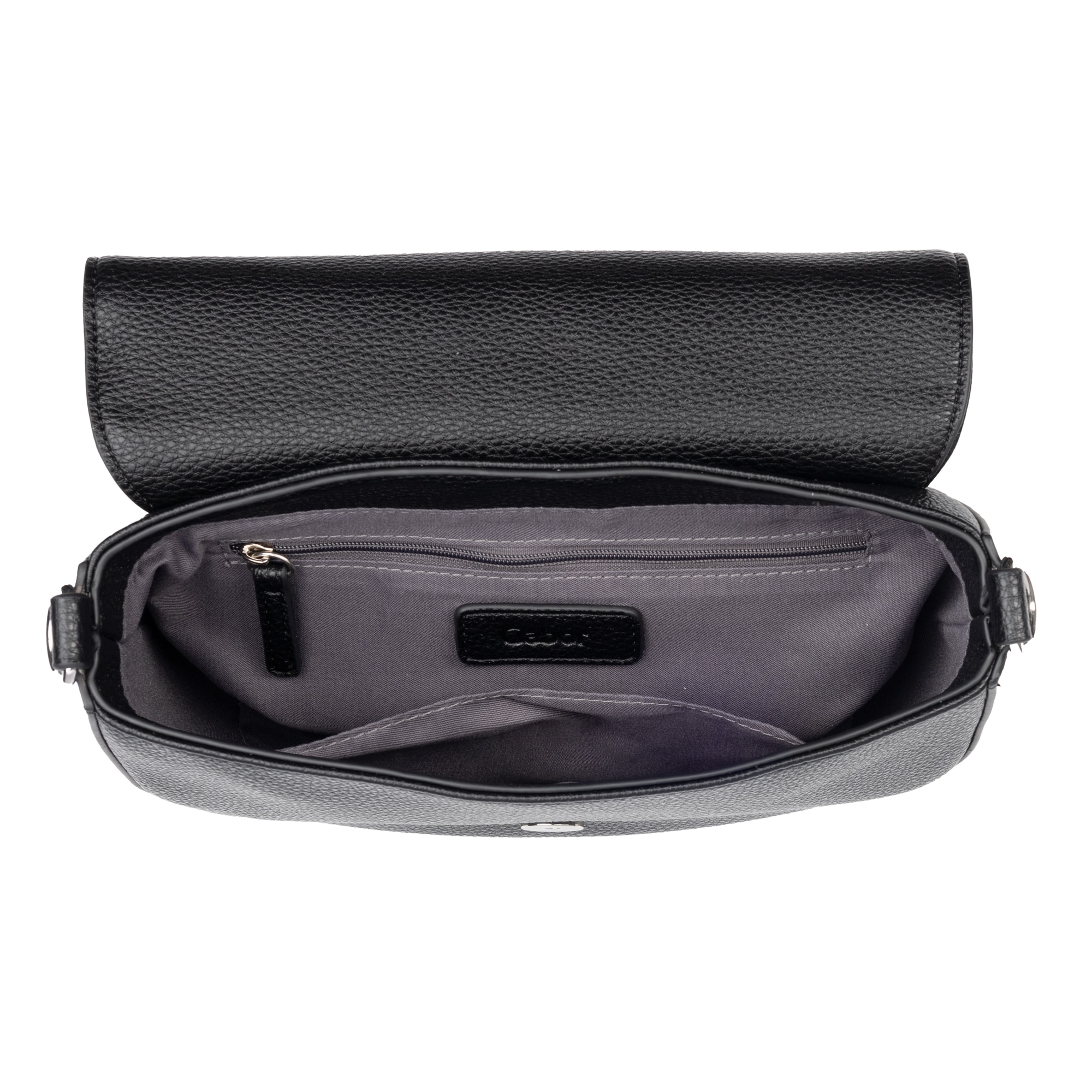 Gabor Satteltasche »Linda« weiches Kunstleder mit elegantem Schultergurt aus edlem Gewebeband