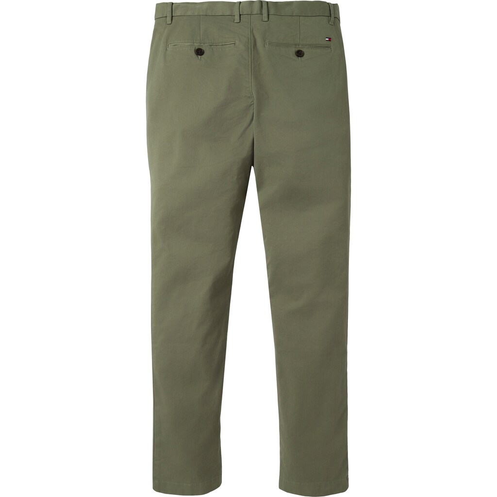 Tommy Hilfiger Chinohose »BLEECKER CHINO 1985 PIMA COTTON«, mit dezenter Labelflag über der Gesäßtasche