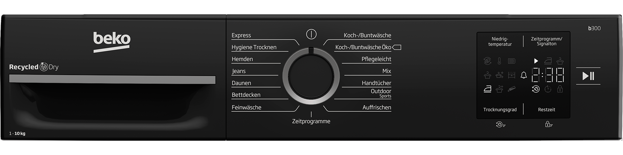 BEKO Kondenstrockner »BM3T30230W«, mit Wärmepumpentechnologie