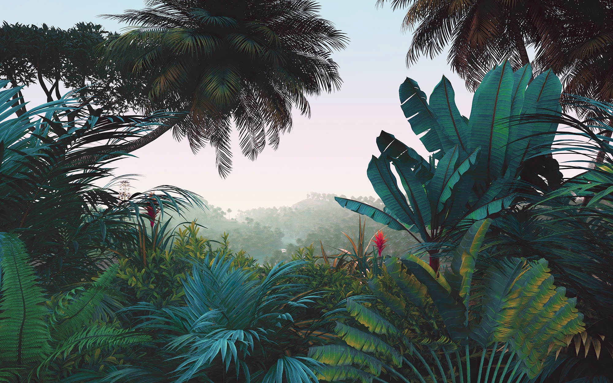 Komar Vliestapete »Jungle Morning«, Höhe) bei x cm (Breite OTTO kaufen online 400x250