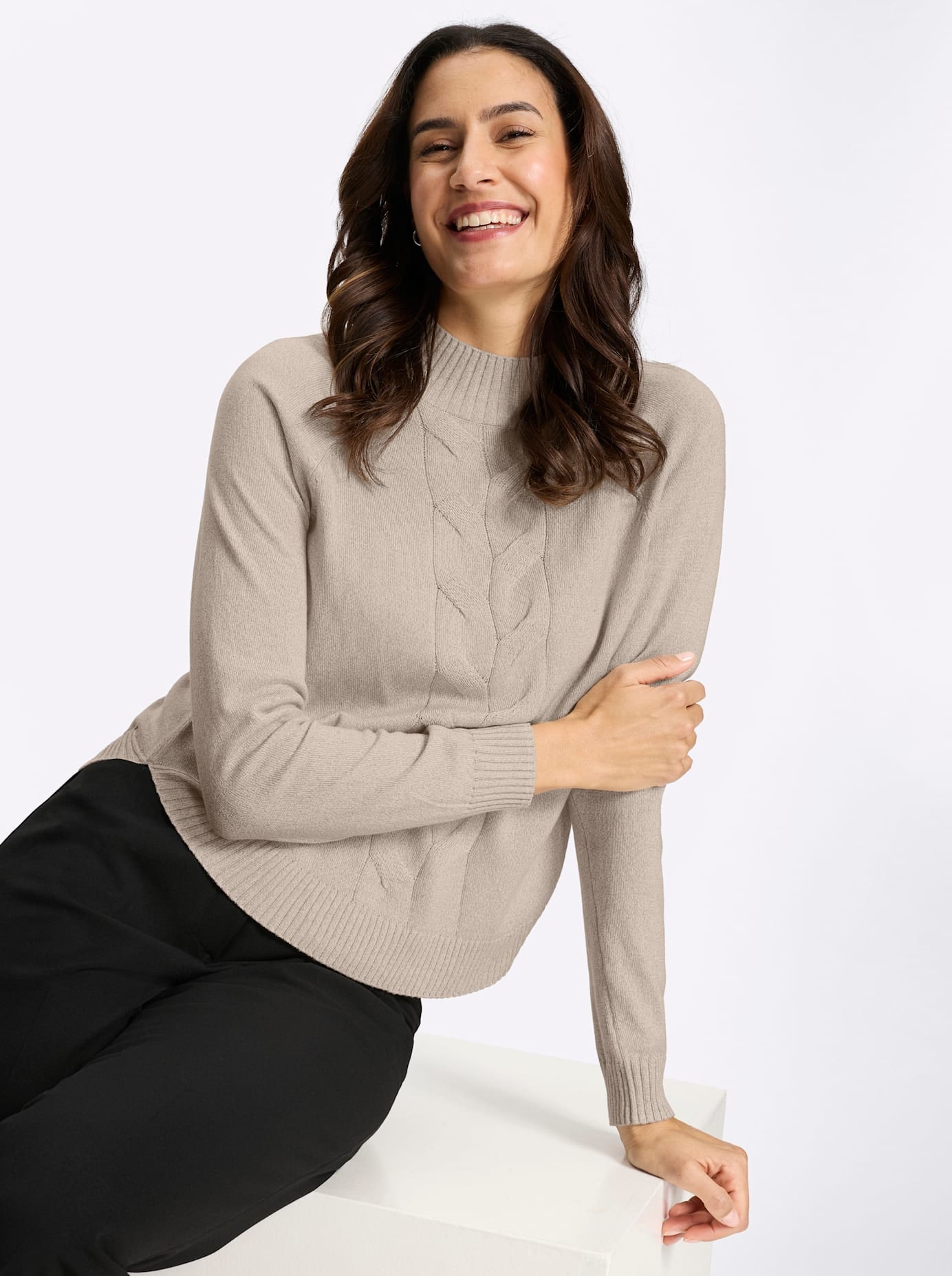   Stehkragenpullover »Pullover«