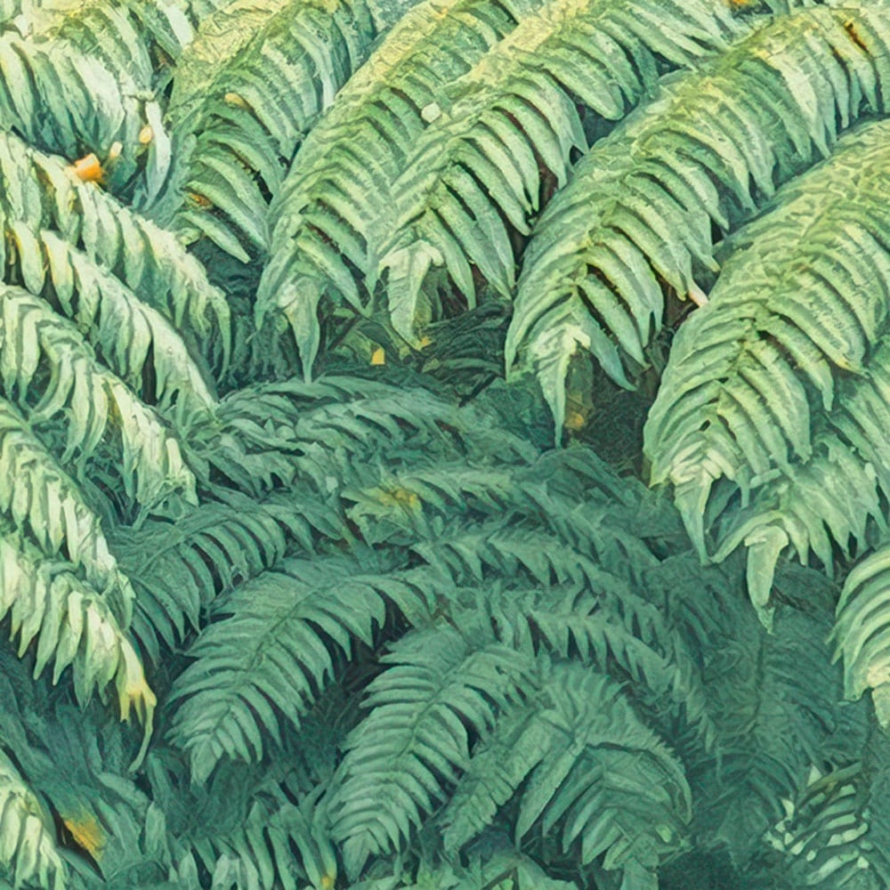 Komar Fototapete »Digitaldruck Vlies - Jungle Lands - Größe 400 x 250 cm«, bedruckt, Wohnzimmer, Schlafzimmer