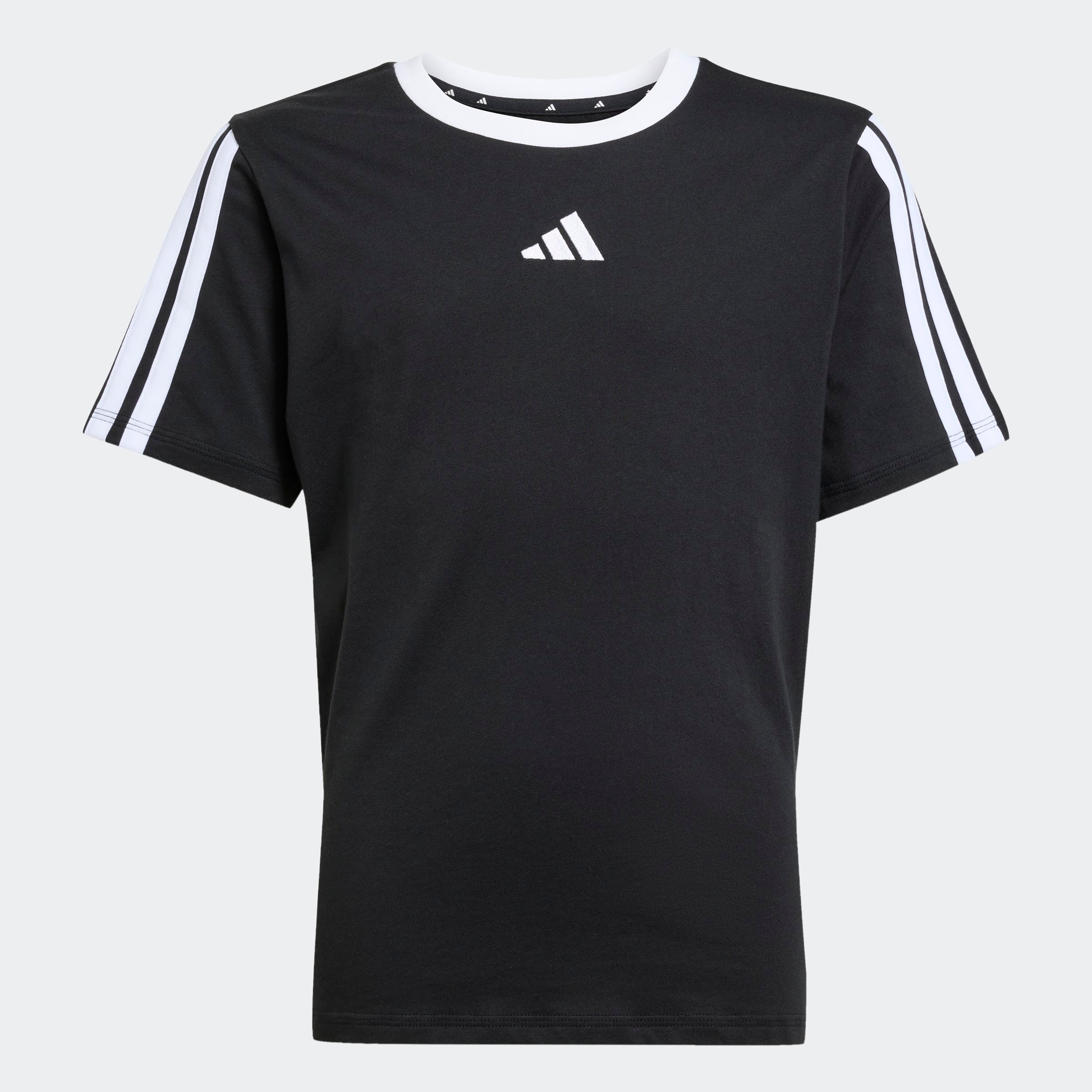 adidas Sportswear T-Shirt »ESSENTIALS KIDS« klassische Passform, 3-Streifen an den Ärmeln, aus Baumwolle