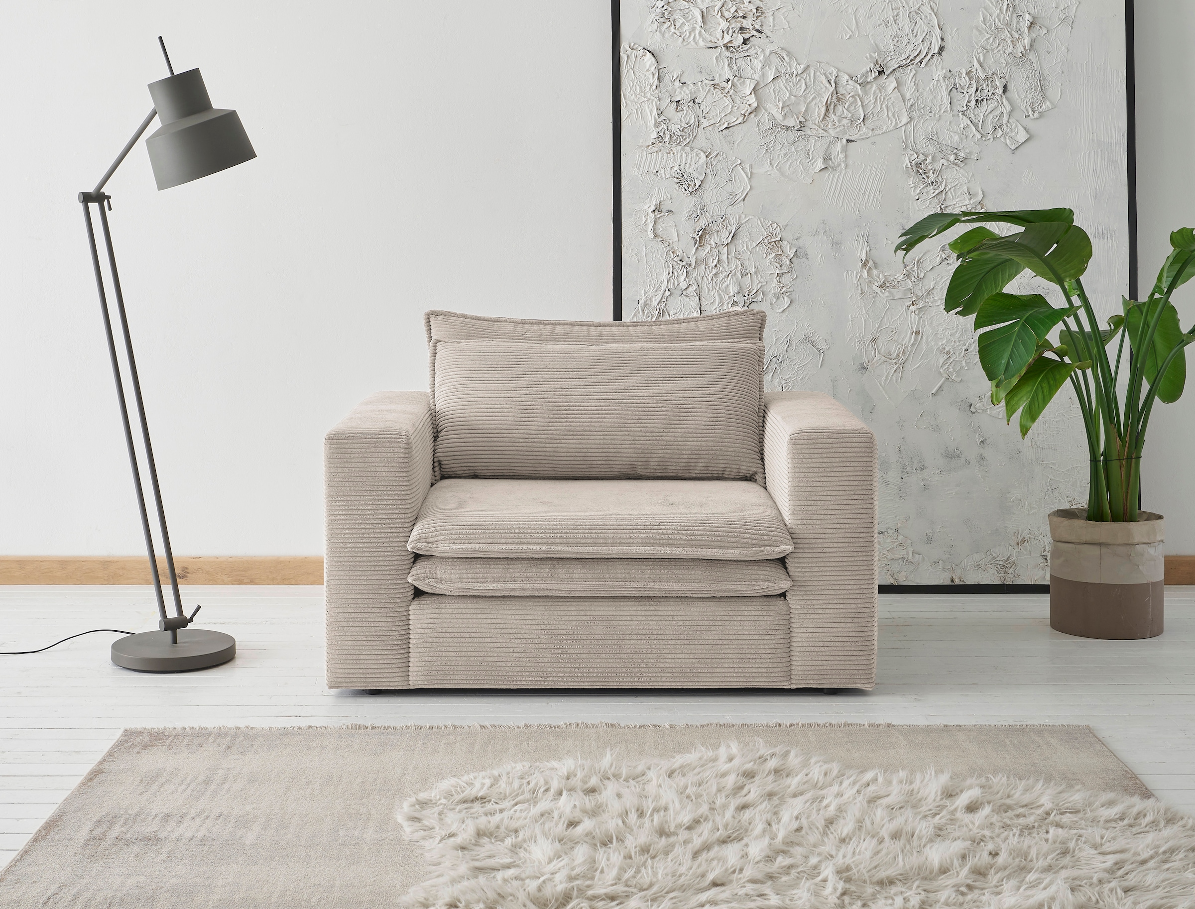 of Loveseat trendiger Loveseat OTTO Places Style »PIAGGE«, bei Hochwertiger Cord,