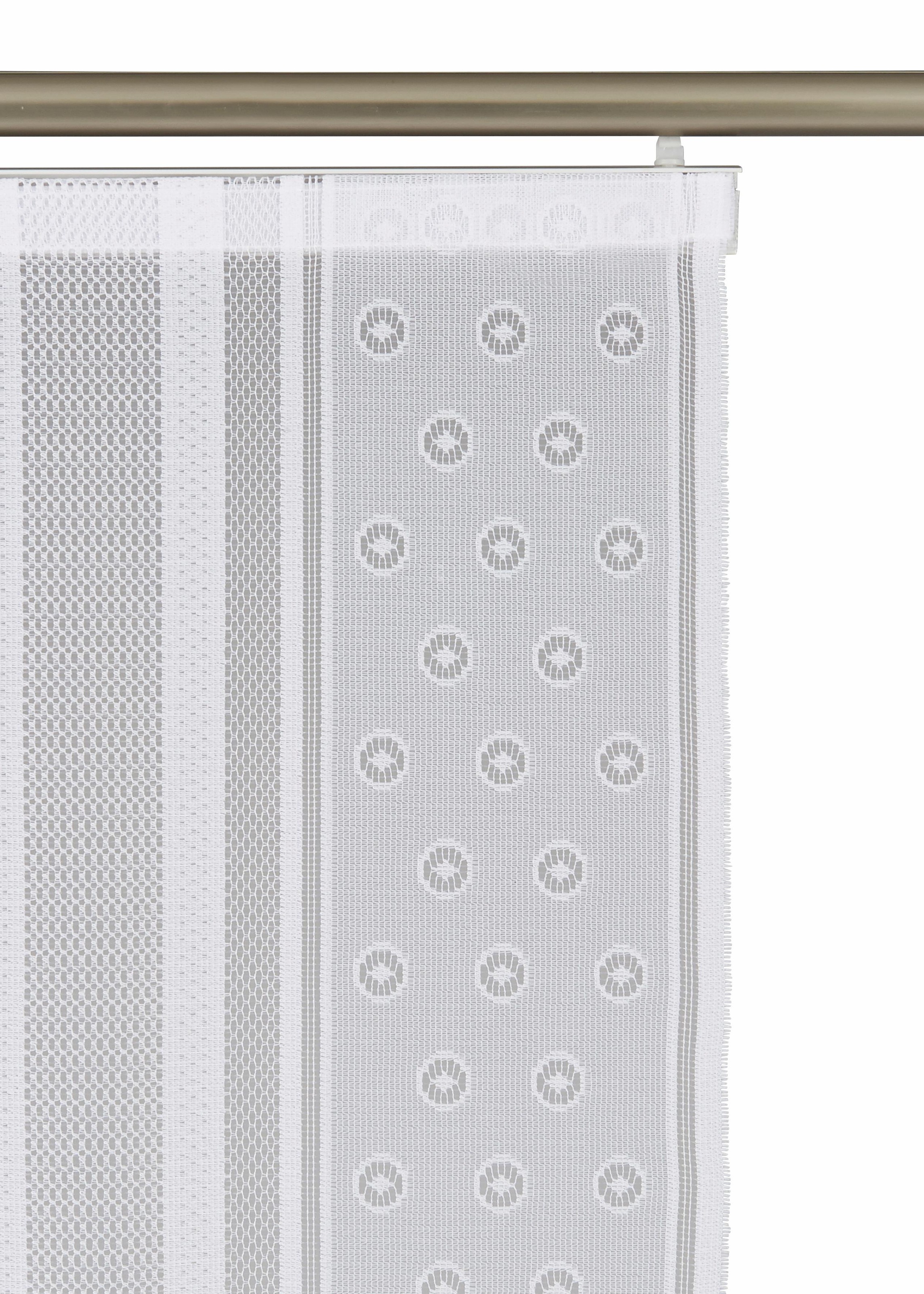 Schiebegardine "Flora-Spitz" VHG Klettband 100/60 cm mit Zubehör 603828-2 