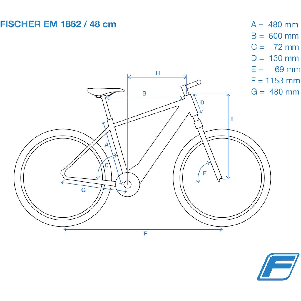 FISCHER Fahrrad E-Bike »MONTIS EM 1862 557«, 10 Gang