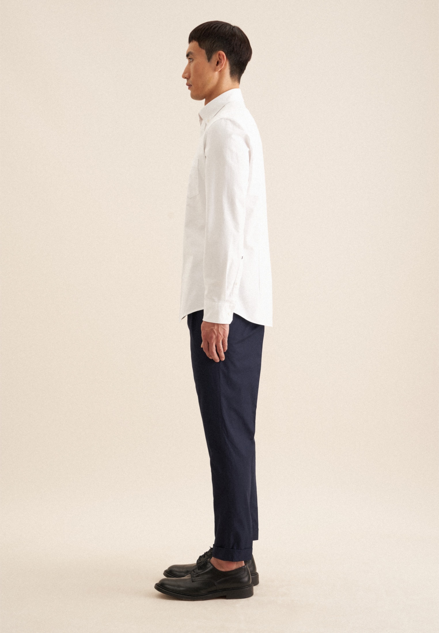 seidensticker Businesshemd, Slim 1/1 Button-Down-Kragen Uni