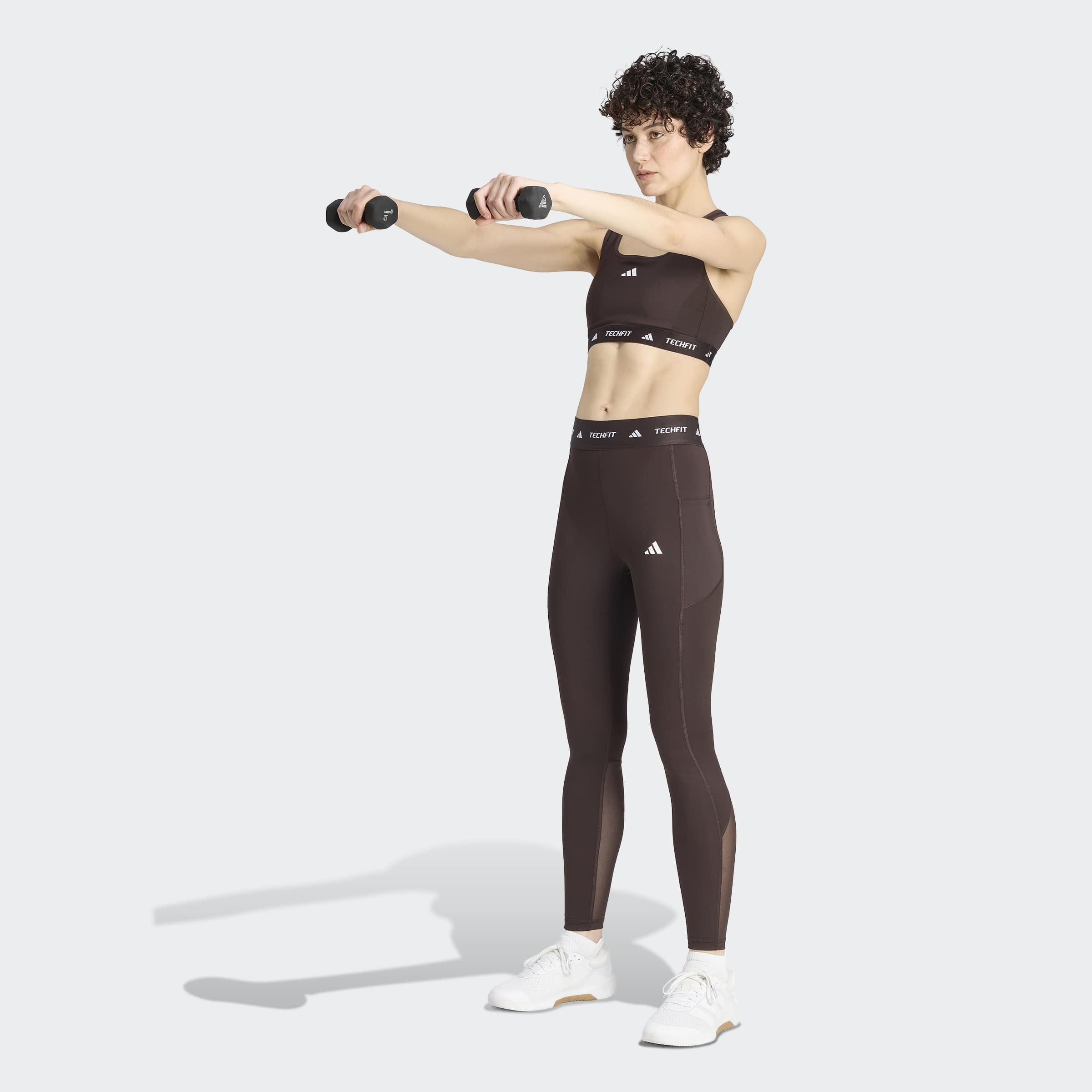 adidas Performance Trainingstights »TECHFIT STASH POCKET FULL-LENGTH LEGGINGS«  sportlicher Stil, für Workout, aus Polyester und Elasthan