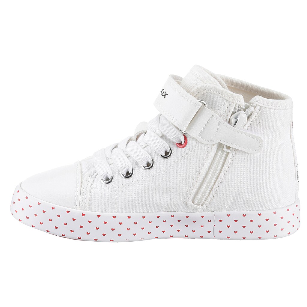 Geox Sneaker »JR CIAK GIRL«, mit süßen Herzchenmotiv