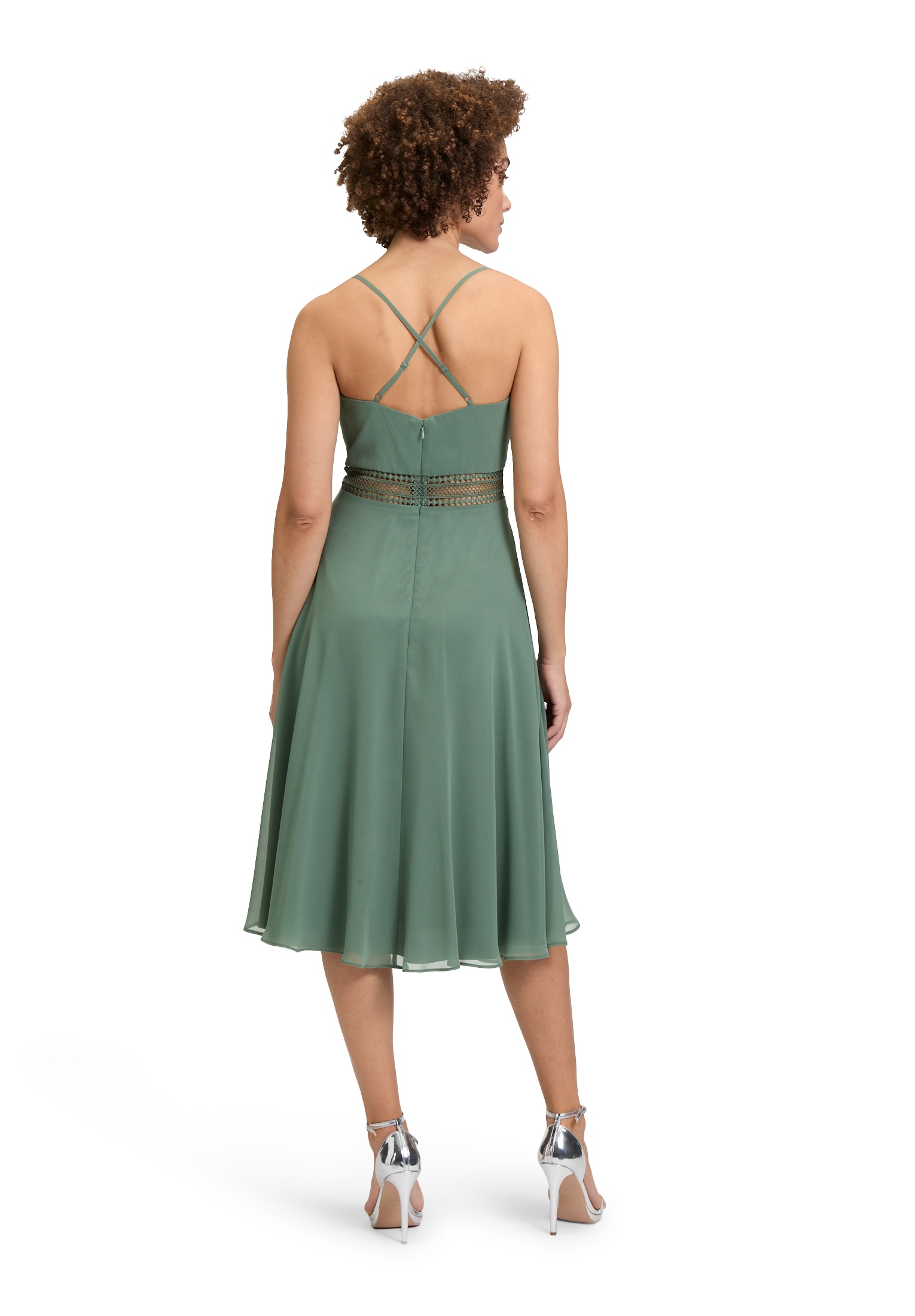 Vera Mont Cocktailkleid »Cocktailkleid mit Wasserfallausschnitt«