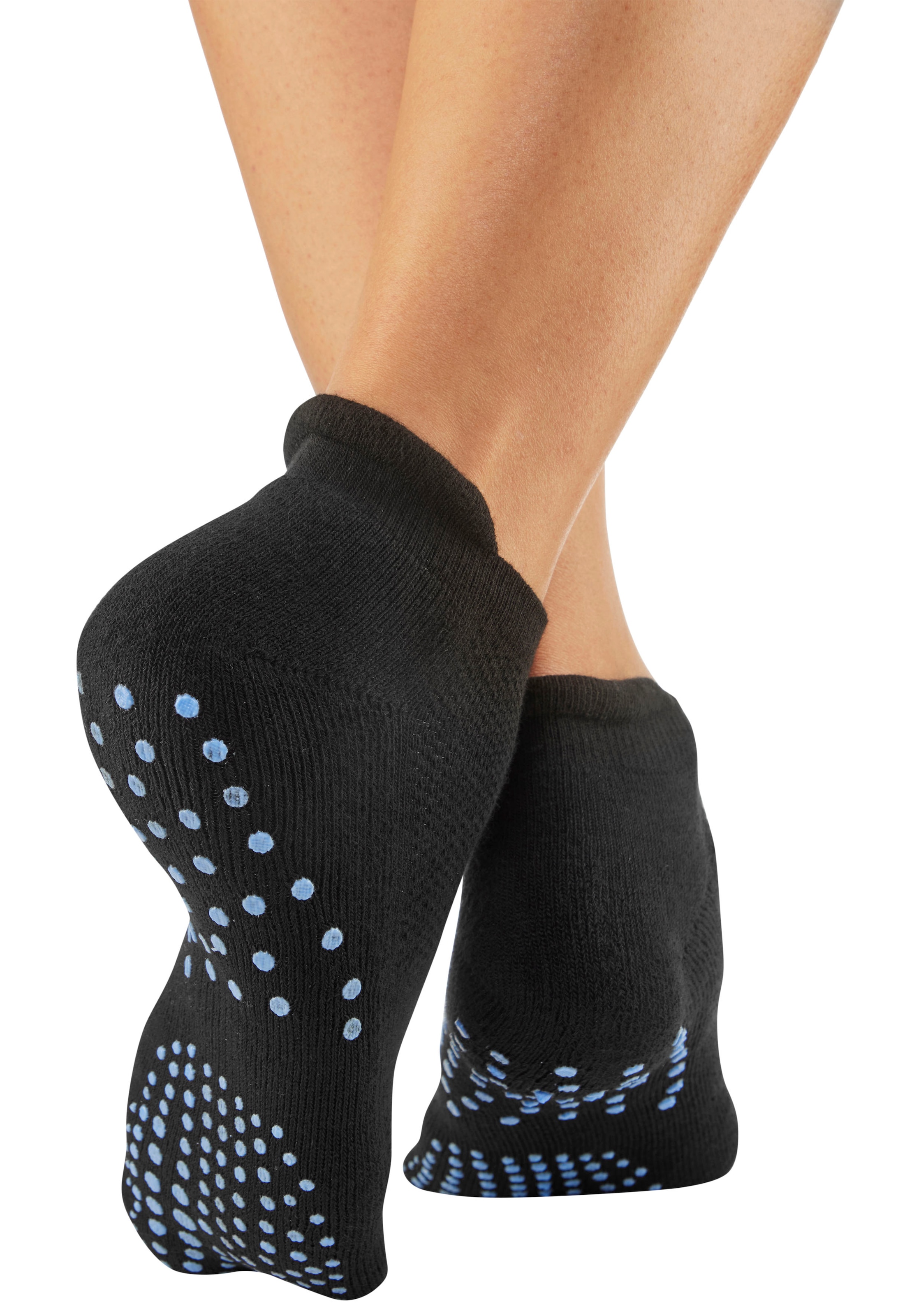 Lavana ABS-Socken, (Packung, 3 Paar), mit farbigen Noppen