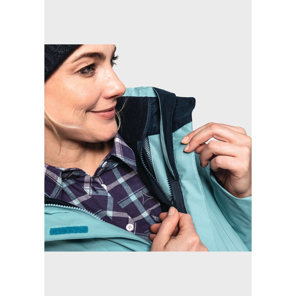 Schöffel Doppeljacke »3in1 Jacket Partinello L«, mit Kapuze