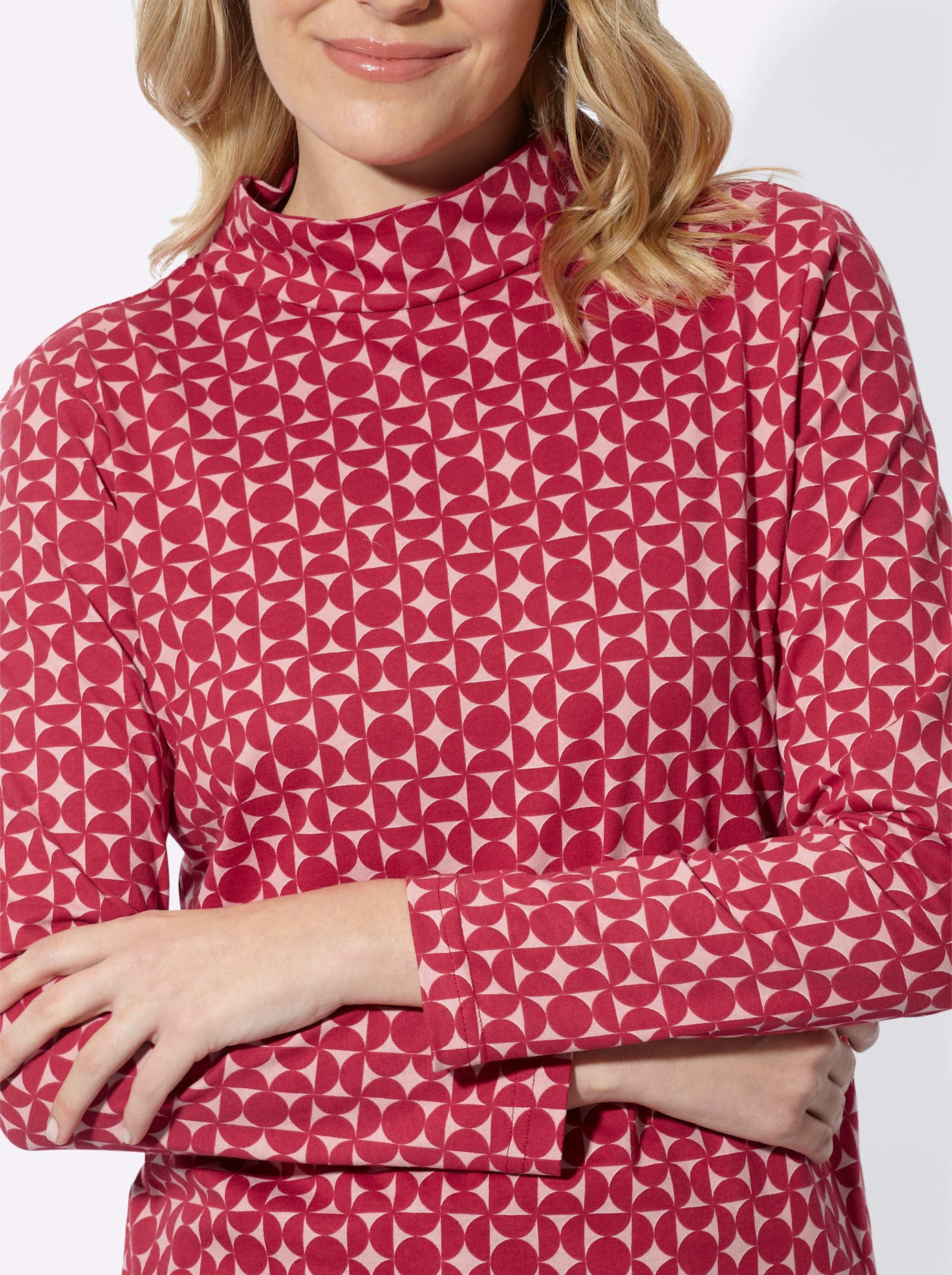 Classic Basics Stehkragenshirt »Langarm-Shirt« 1