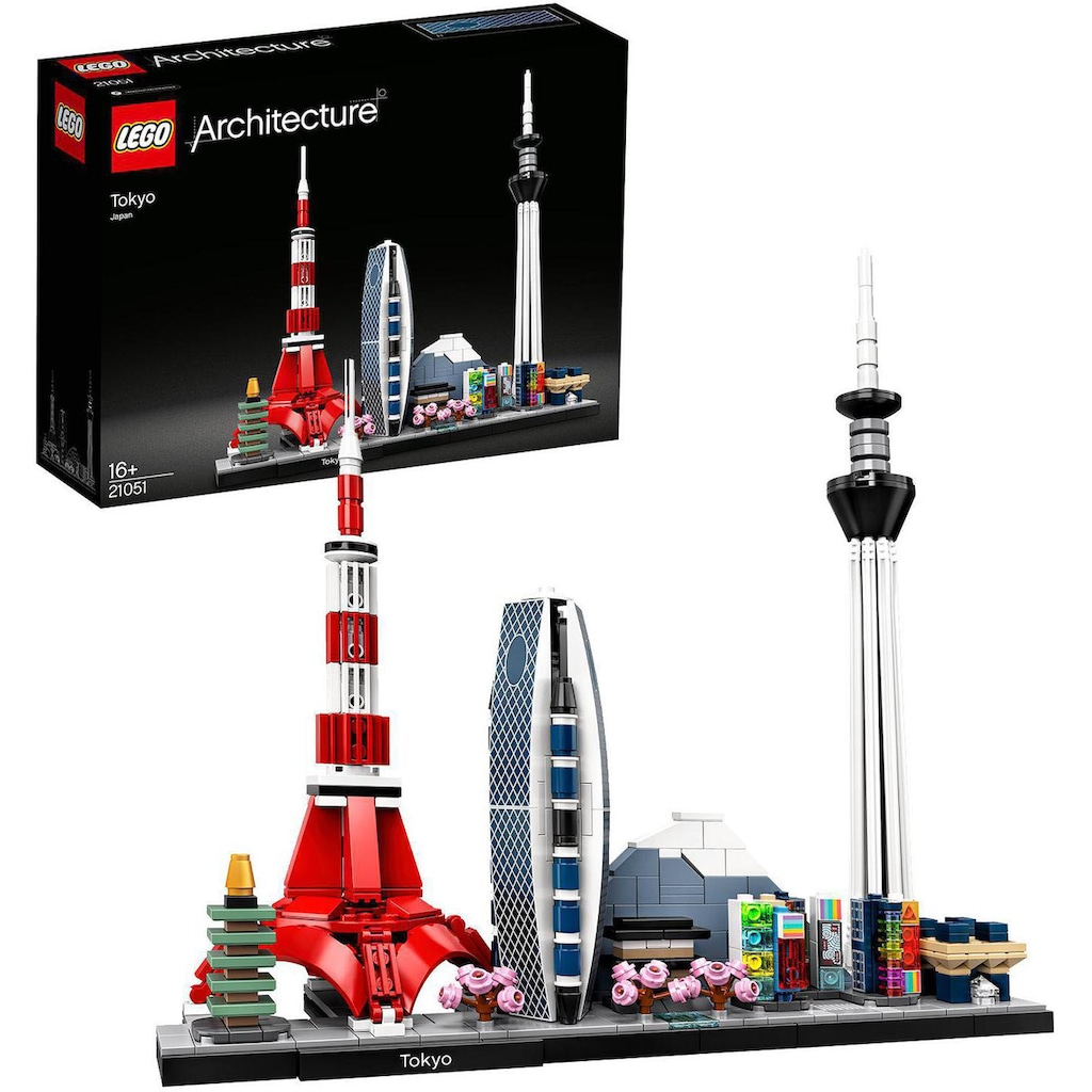 LEGO® Konstruktionsspielsteine »Tokio (21051), LEGO® Achritecture«, (547 St.), Made in Europe