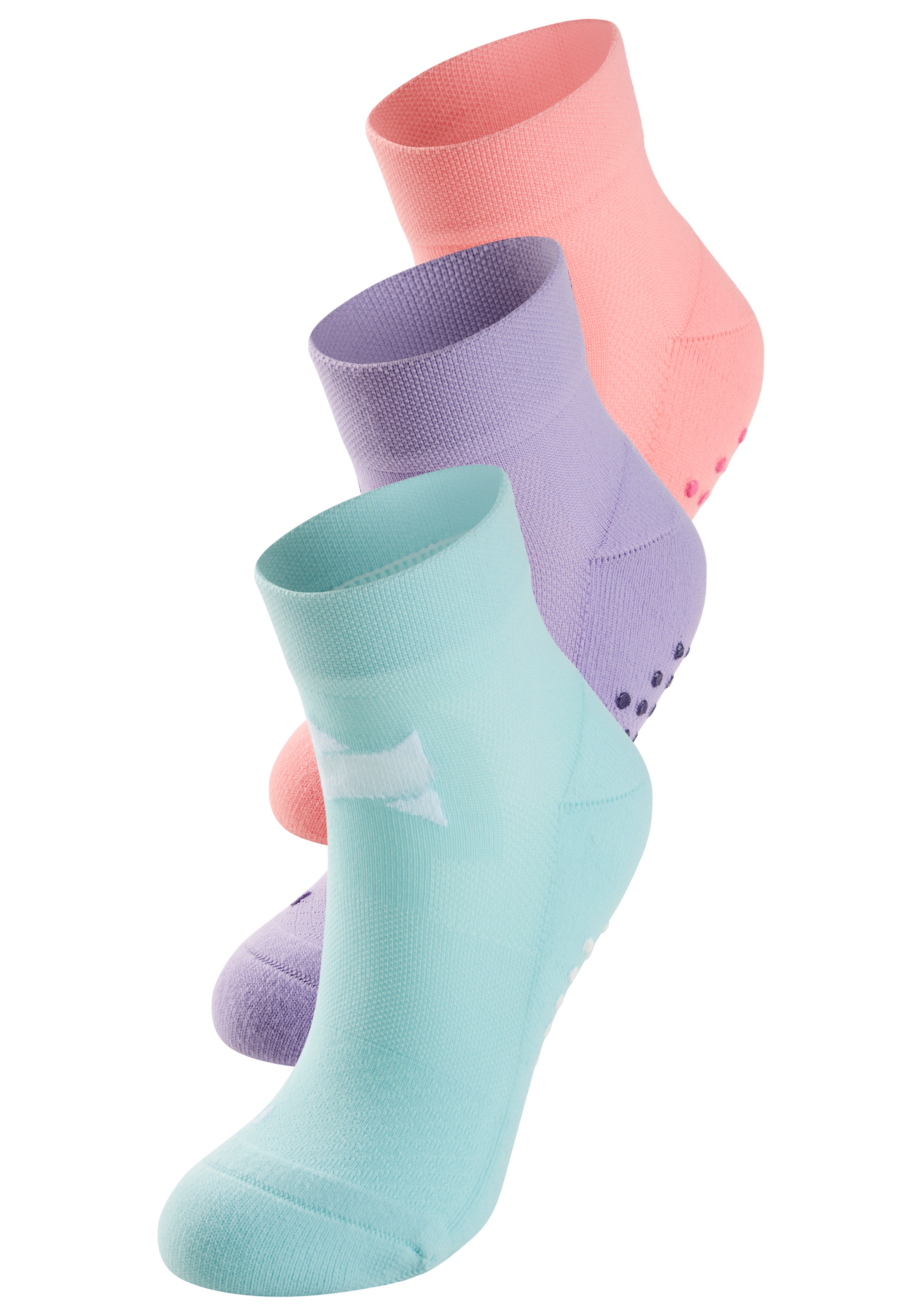 XTREME sockswear ABS-Socken »Panther Yoga-Socks«, (Packung, 3 Paar), Antirutsch-Sohle