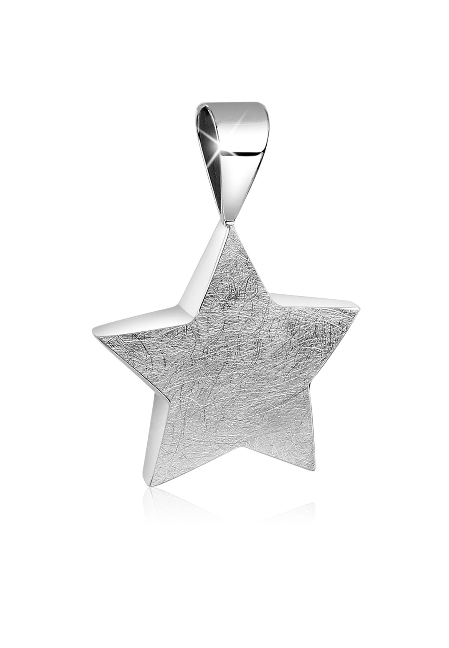 Amulett »Anhänger Stern Star Astro Basic Trend Symbol 925 Silber«