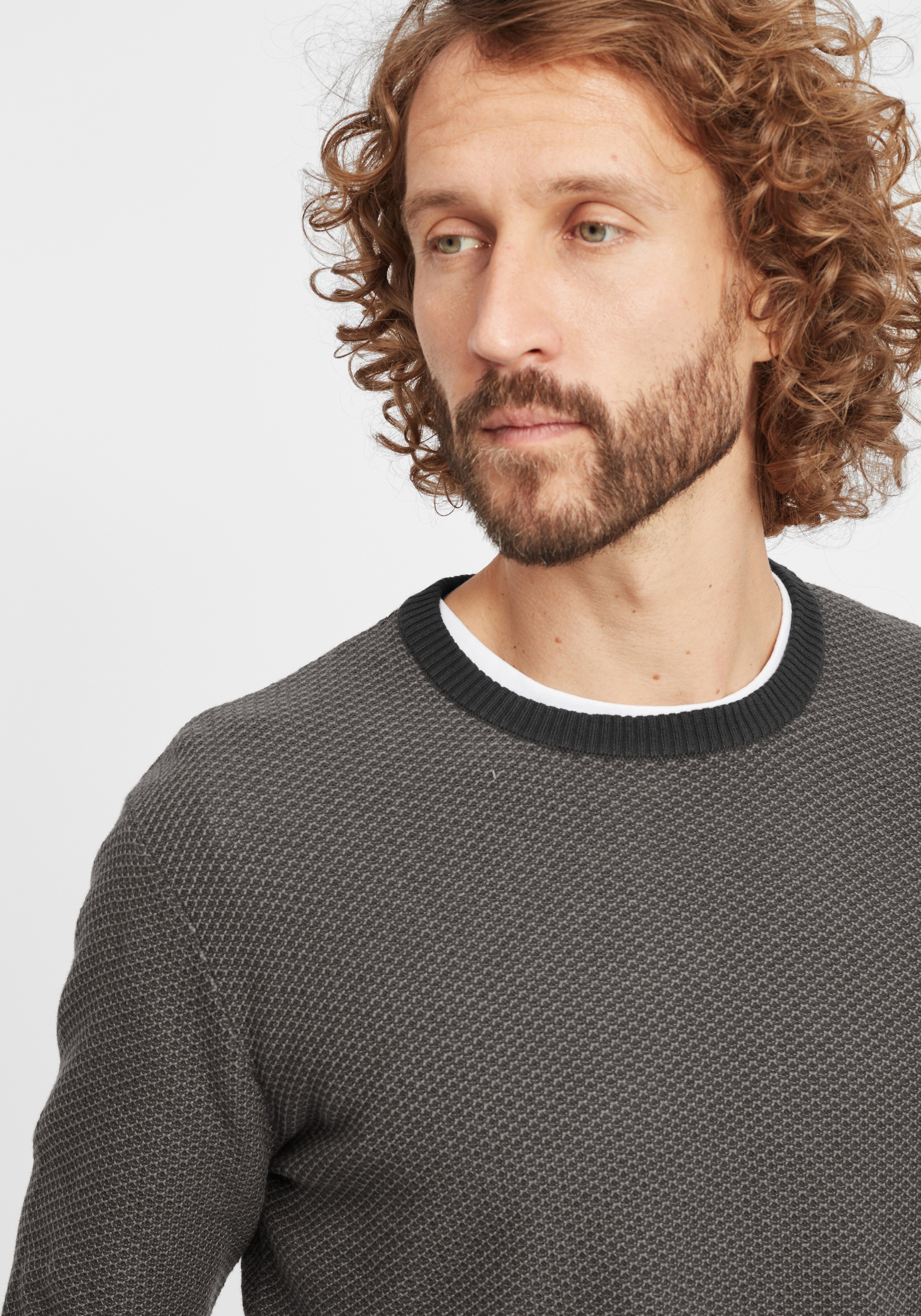 !Solid Strickfleece-Pullover »Strickpullover SDDumon«