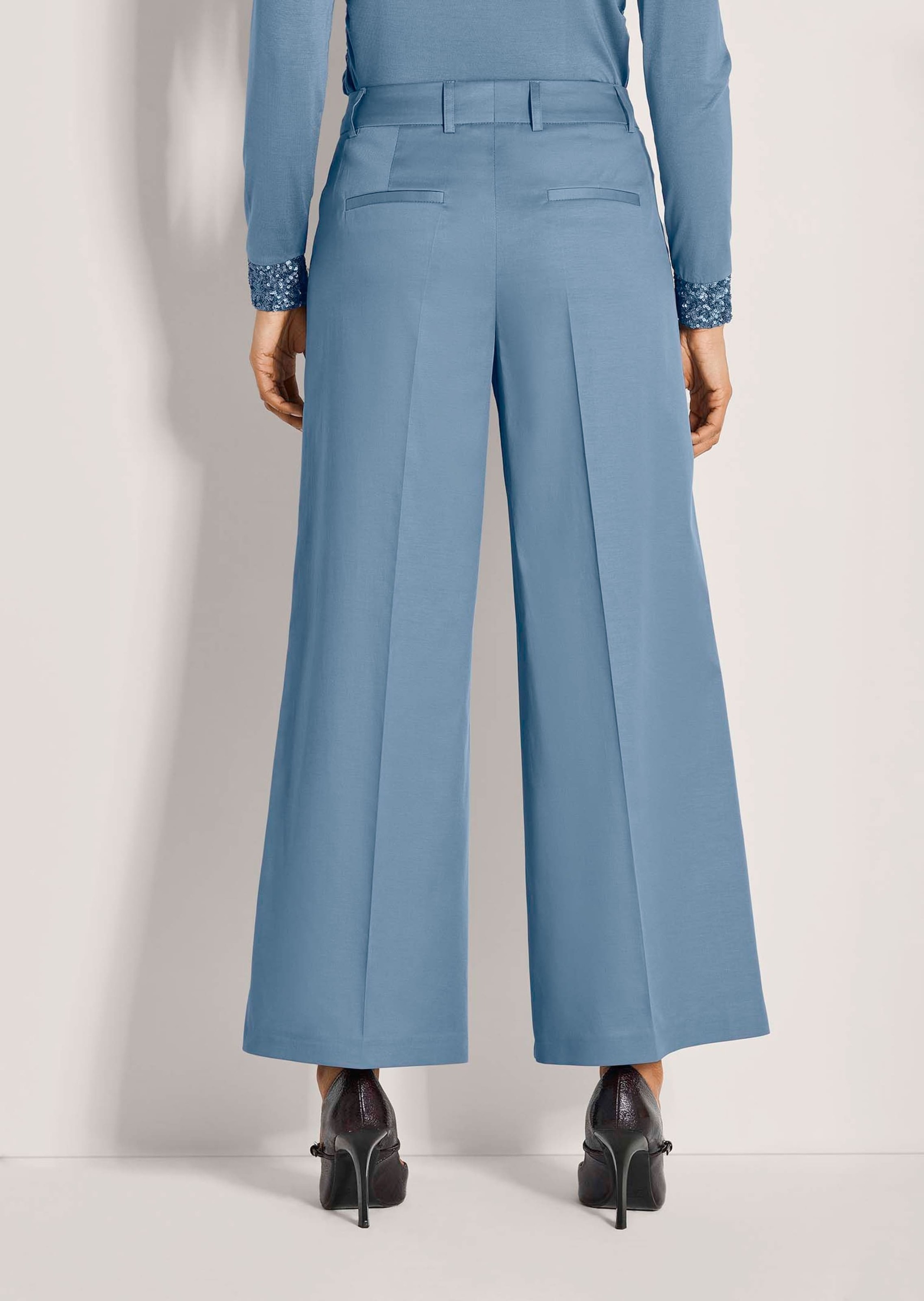 MADELEINE Culotte »Culotte Elegante 7/8-Hose mit Bügelfalten«