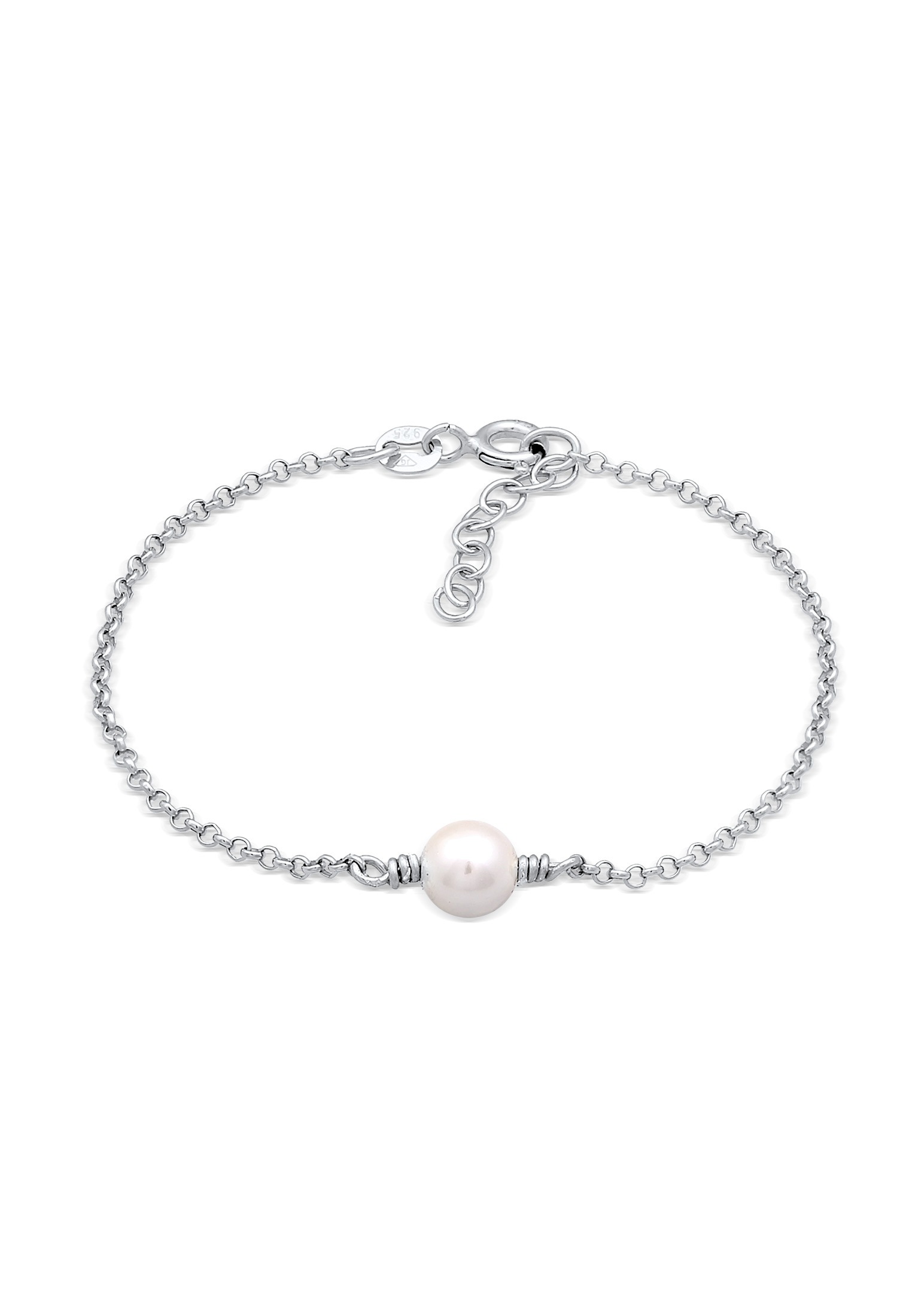 Elli Armkette »Armband Kinder Muschelkernperle Silber 925«