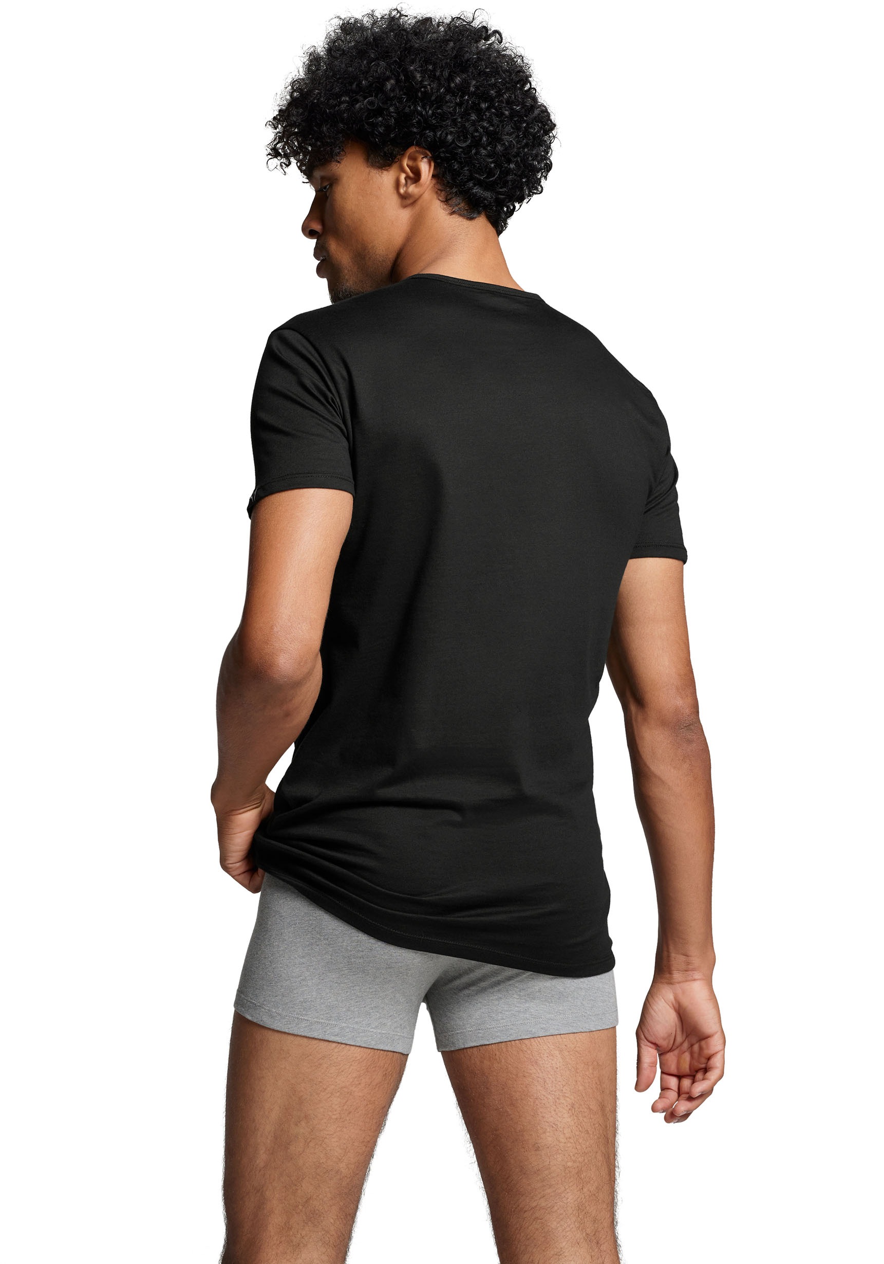 PUMA T-Shirt, (2er-Pack), mit Markenlabel