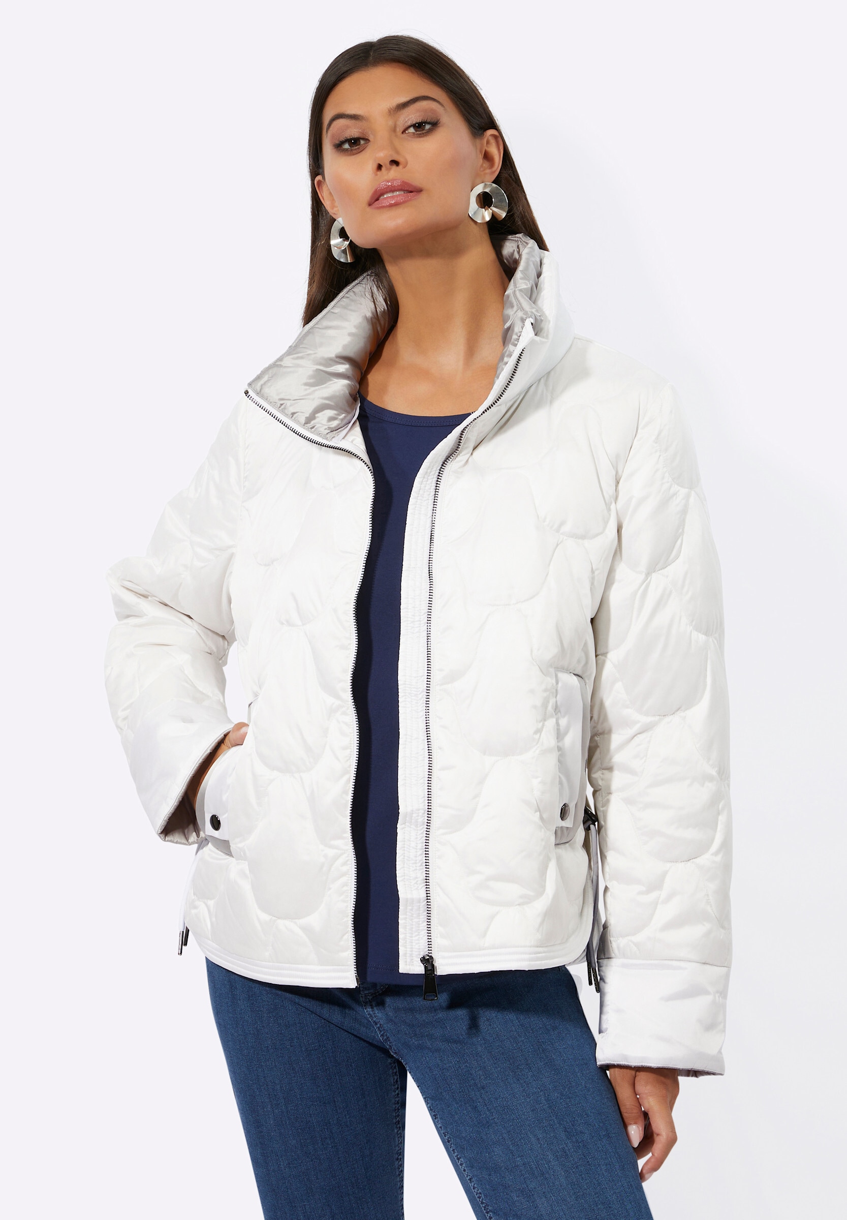 creation L Steppjacke »Leicht-Daunen-Steppjacke Leichtdaunenjacke mit hochwertiger Füllung« ohne Kapuze