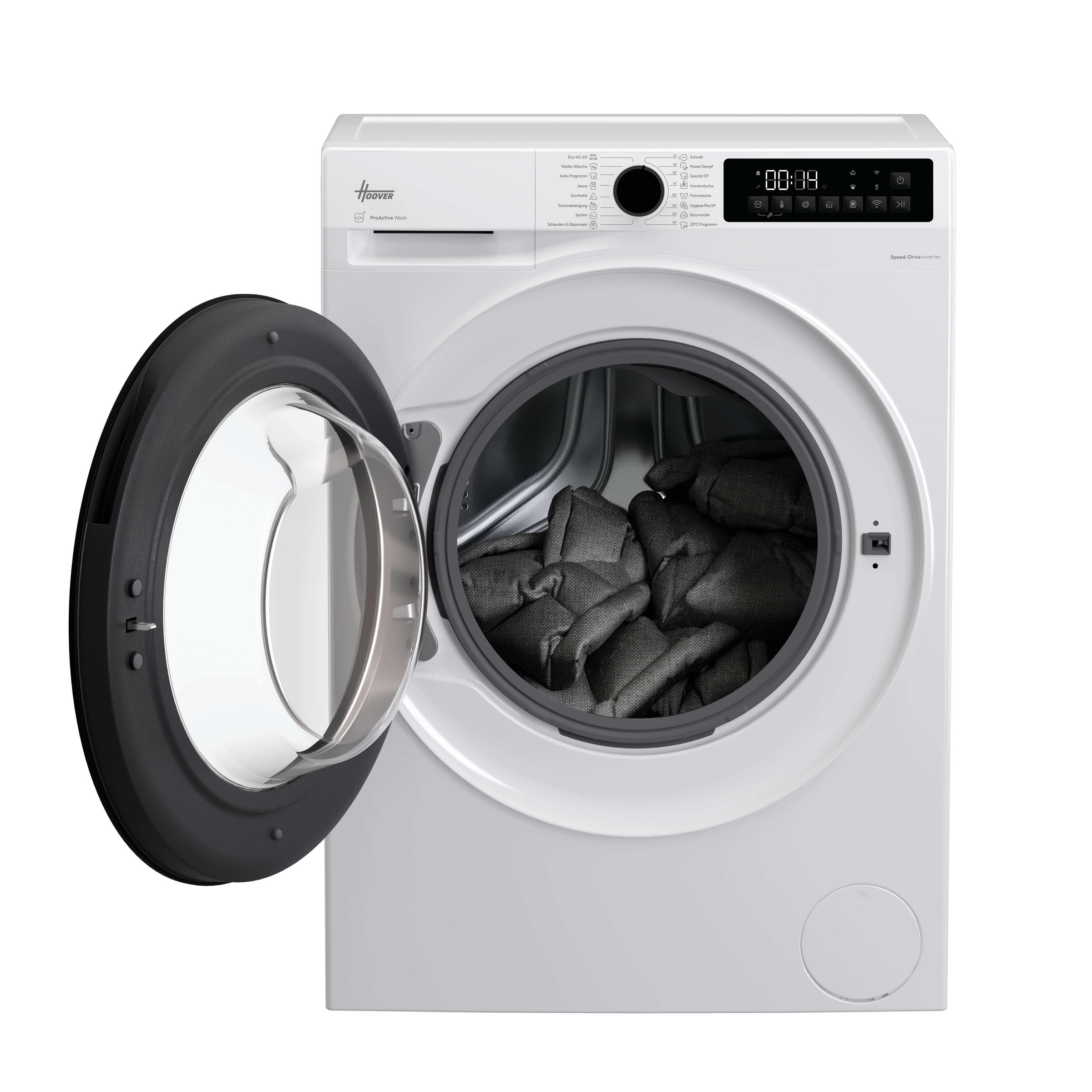 Hoover Waschmaschine »HGDQ49SBL8U-84« 9 kg 1300 U/min Vielseitige Kurzprogramme
