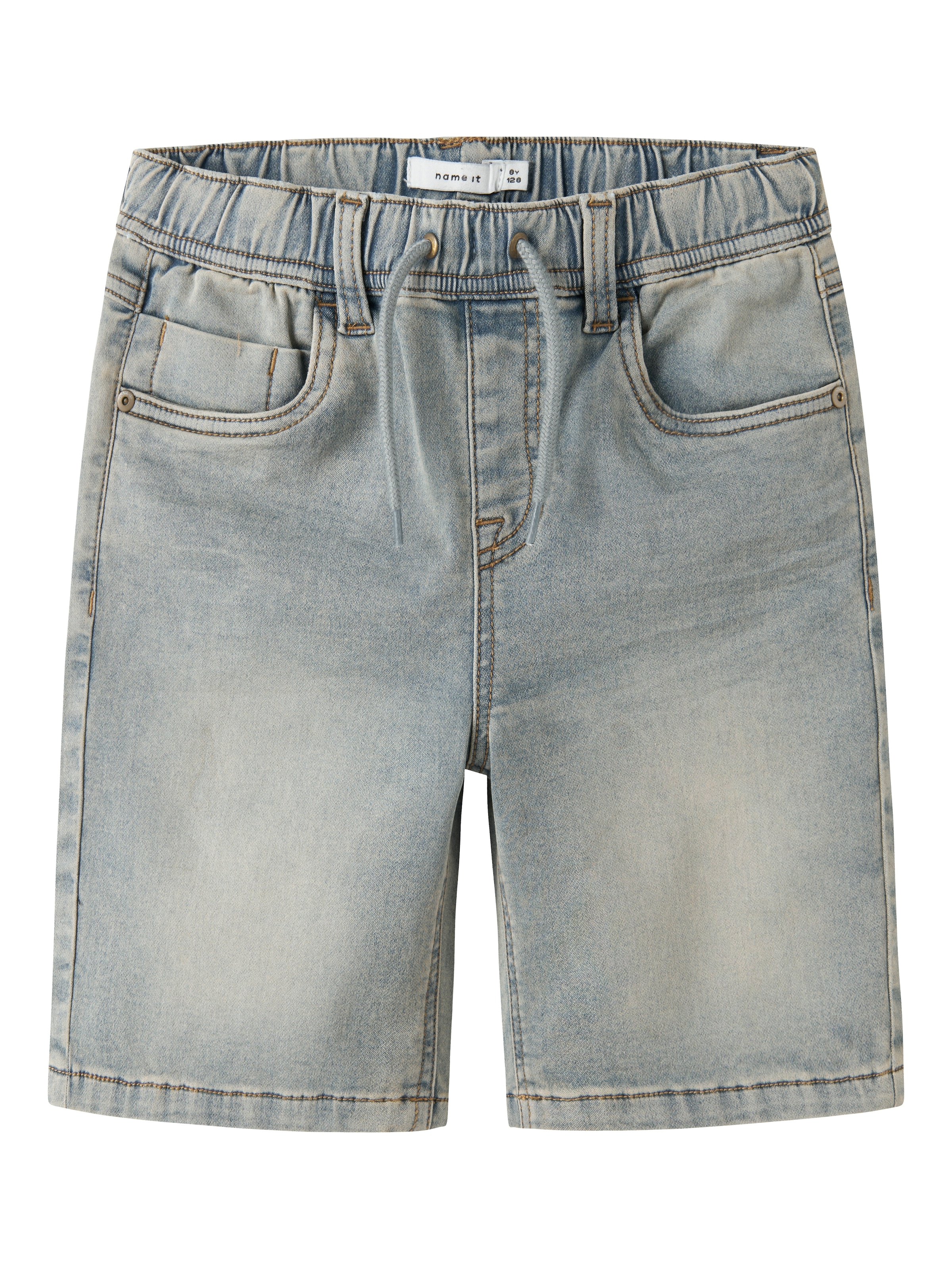 Name It Jeansshorts »NKMRYAN JOGGER DNM L SHOR« Baumwollmischung, elastisches Bündchen, verstellbar