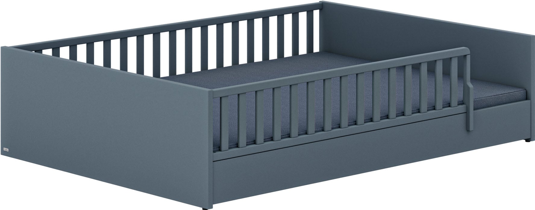 PAIDI Kinderbett »LITTLE FLO, vom Baby bis zum Teeni, in mehreren Farben und Breiten«, (Breite/Länge: 90x200cm + 120X200cm +140x200cm), umbaubar zum Kinder- oder Jugendbett, Bodenbett auch als Sofa nutzbar