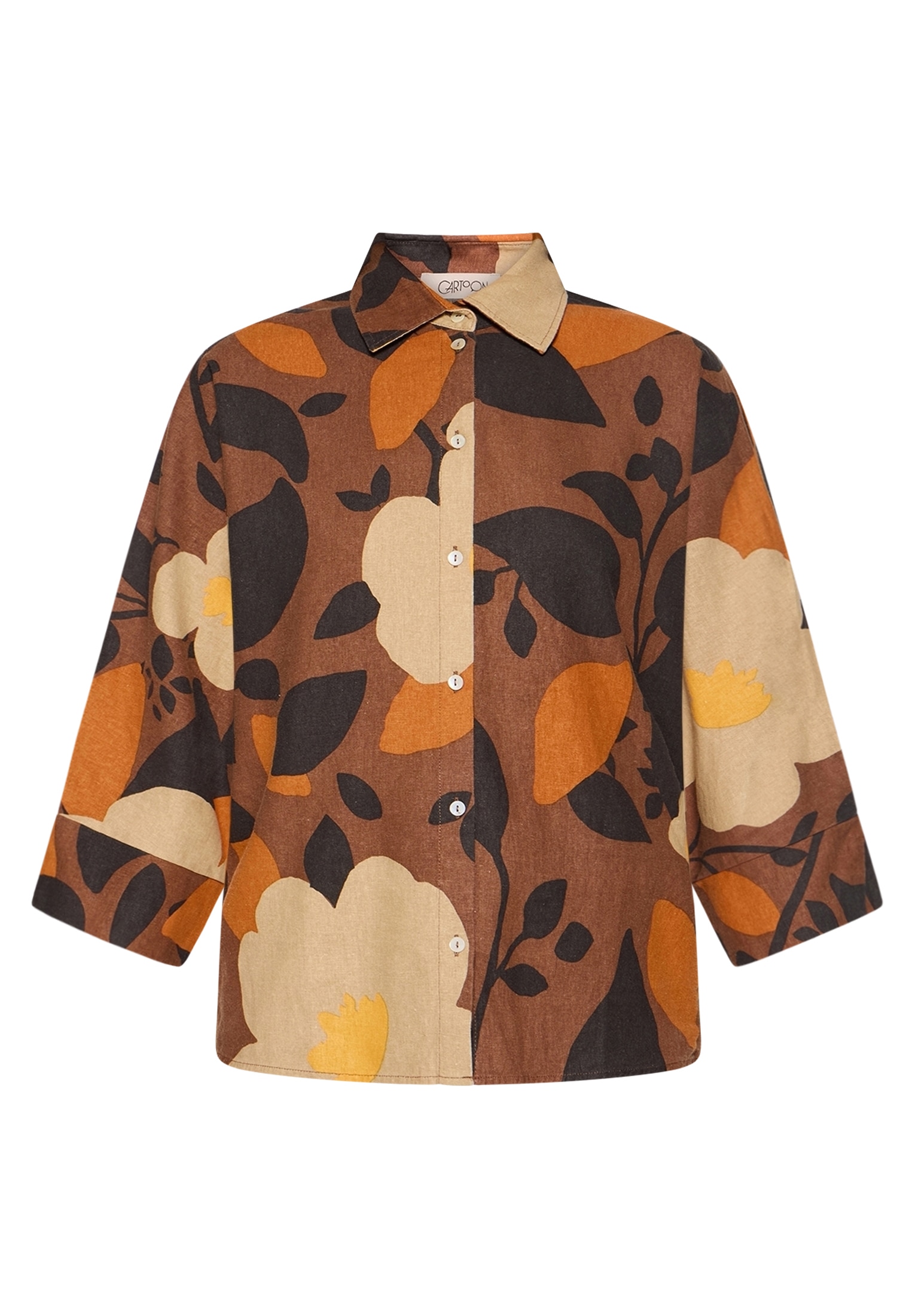Cartoon Klassische Bluse »Oversize-Bluse mit Muster«