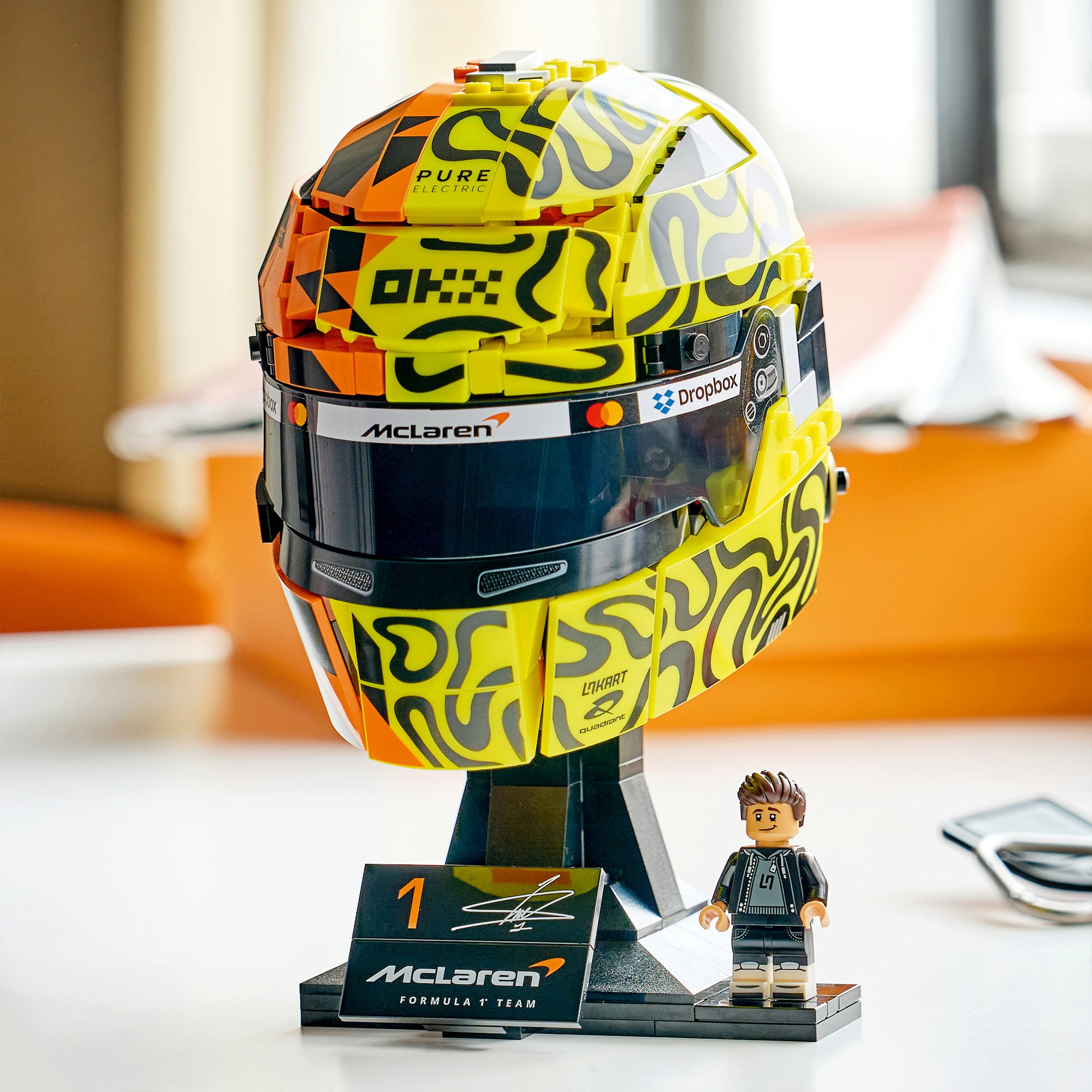 LEGO® Konstruktionsspielsteine »McLaren Mastercard F1 Team Lando Norris’ Helm (43023)« LEGO Editions Formula 1