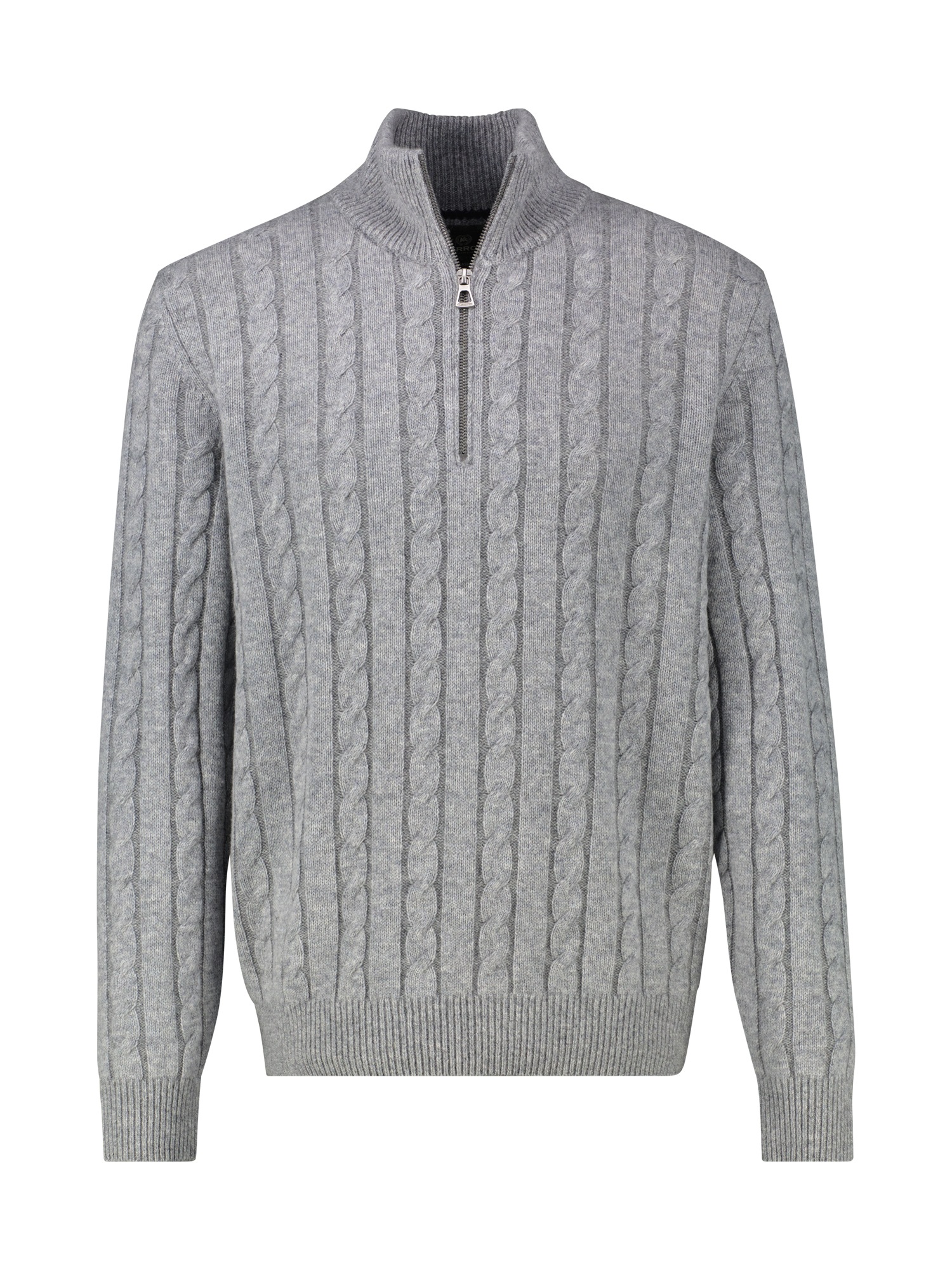 LERROS Strickpullover »Troyer mit Zopfmuster - Klassik trifft Coolness«