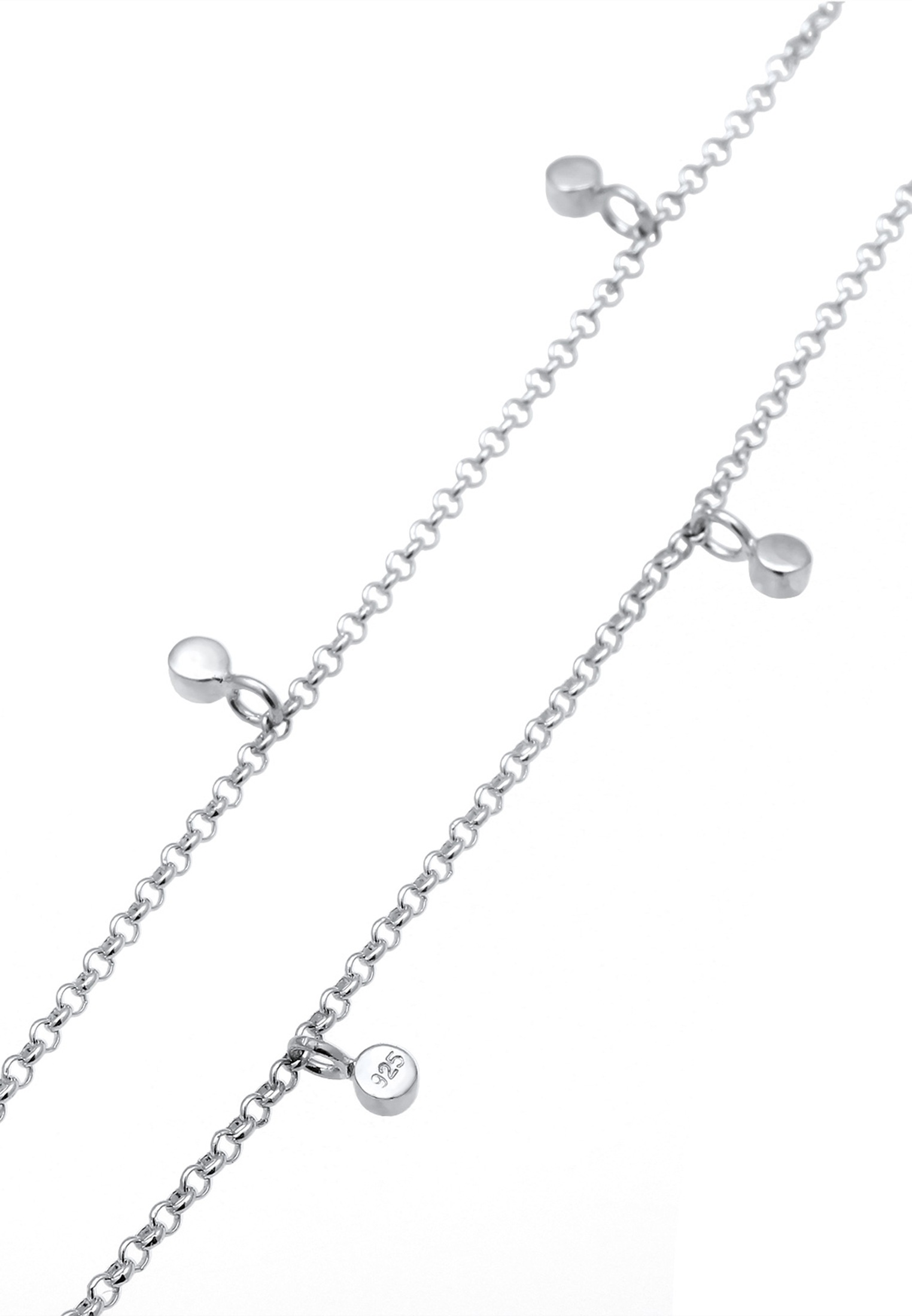 Elli Silberkette »Halskette Weiß 925 Sterling Silber, mit Kristallen von Swarovski®«