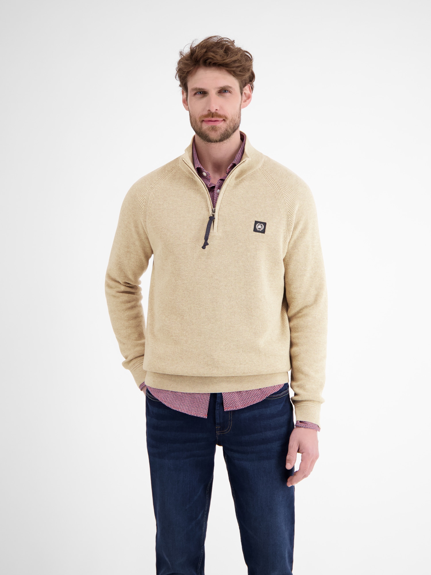 LERROS Strickpullover »Herren-Stricktroyer«