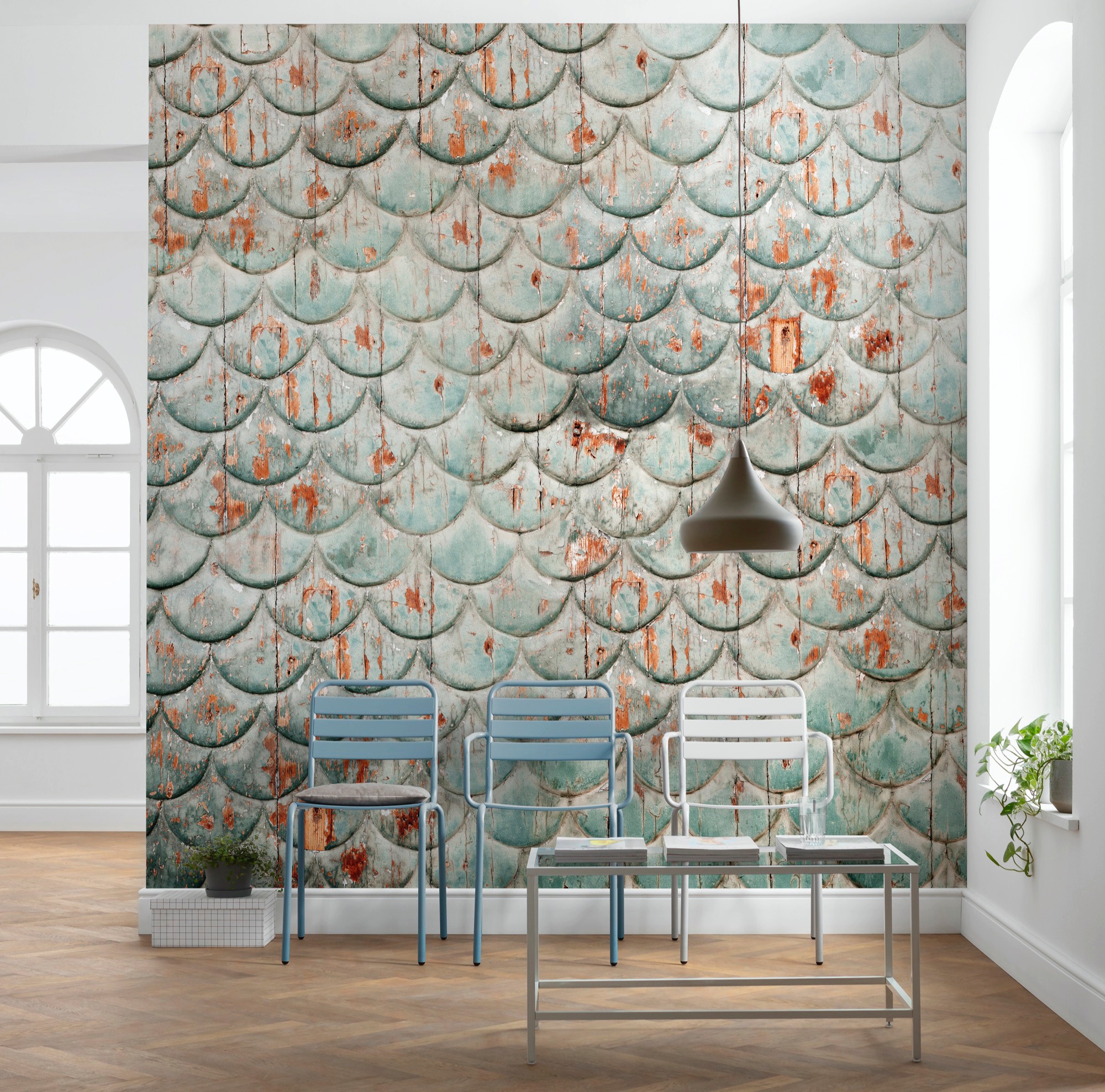 Komar Vliestapete »Digitaldruck Vlies - Antique - Größe 300 x 280 cm«, bedruckt, Wohnzimmer, Schlafzimmer