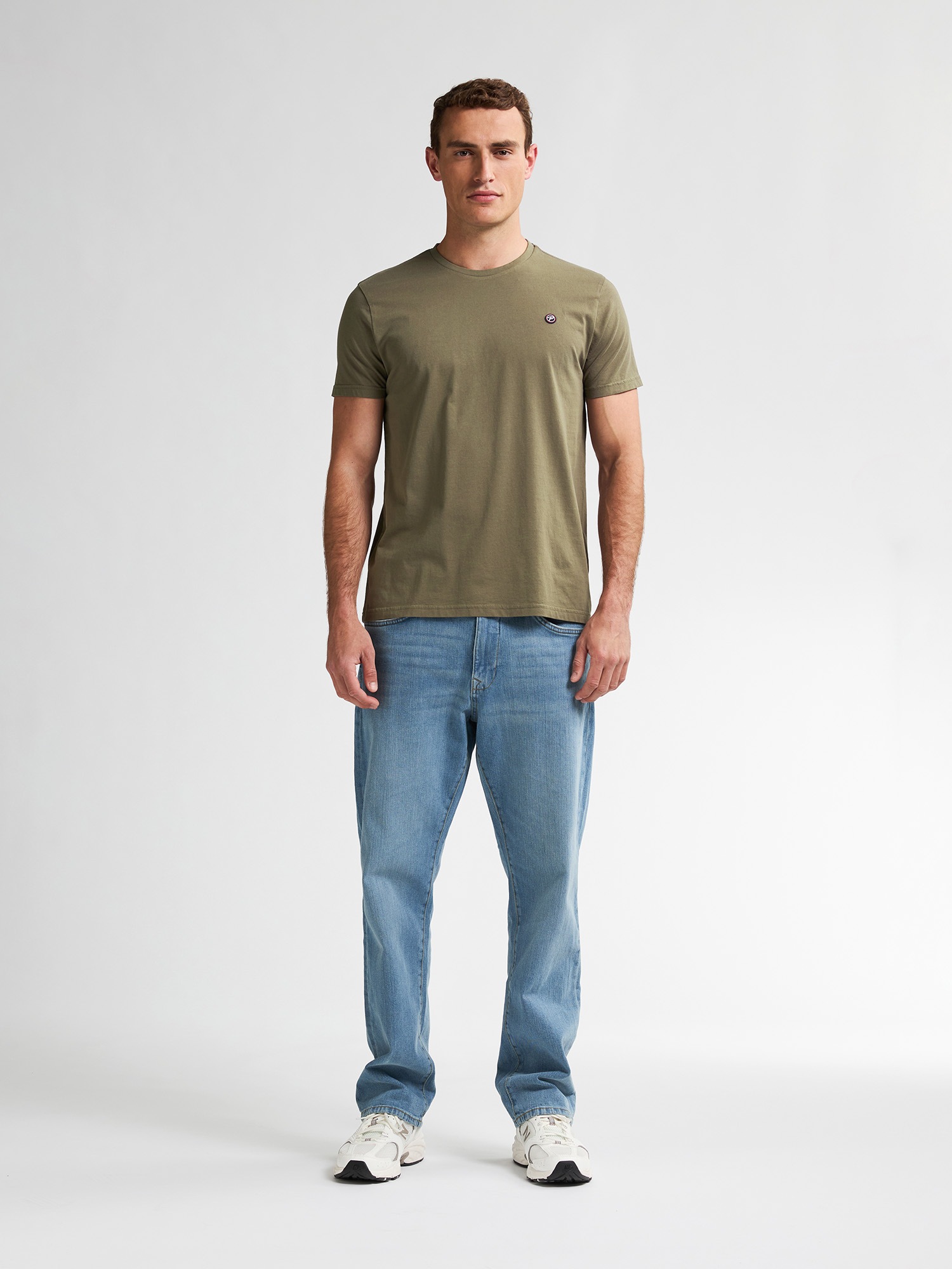 Petrol Industries Rundhalsshirt mit Logo Stickerei