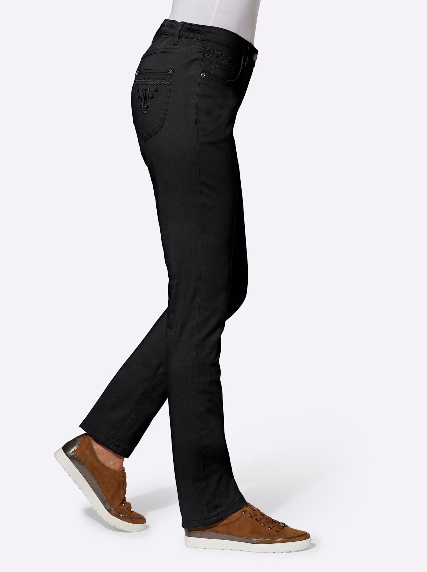 Casual Looks Bequeme Jeans, (1 tlg.)