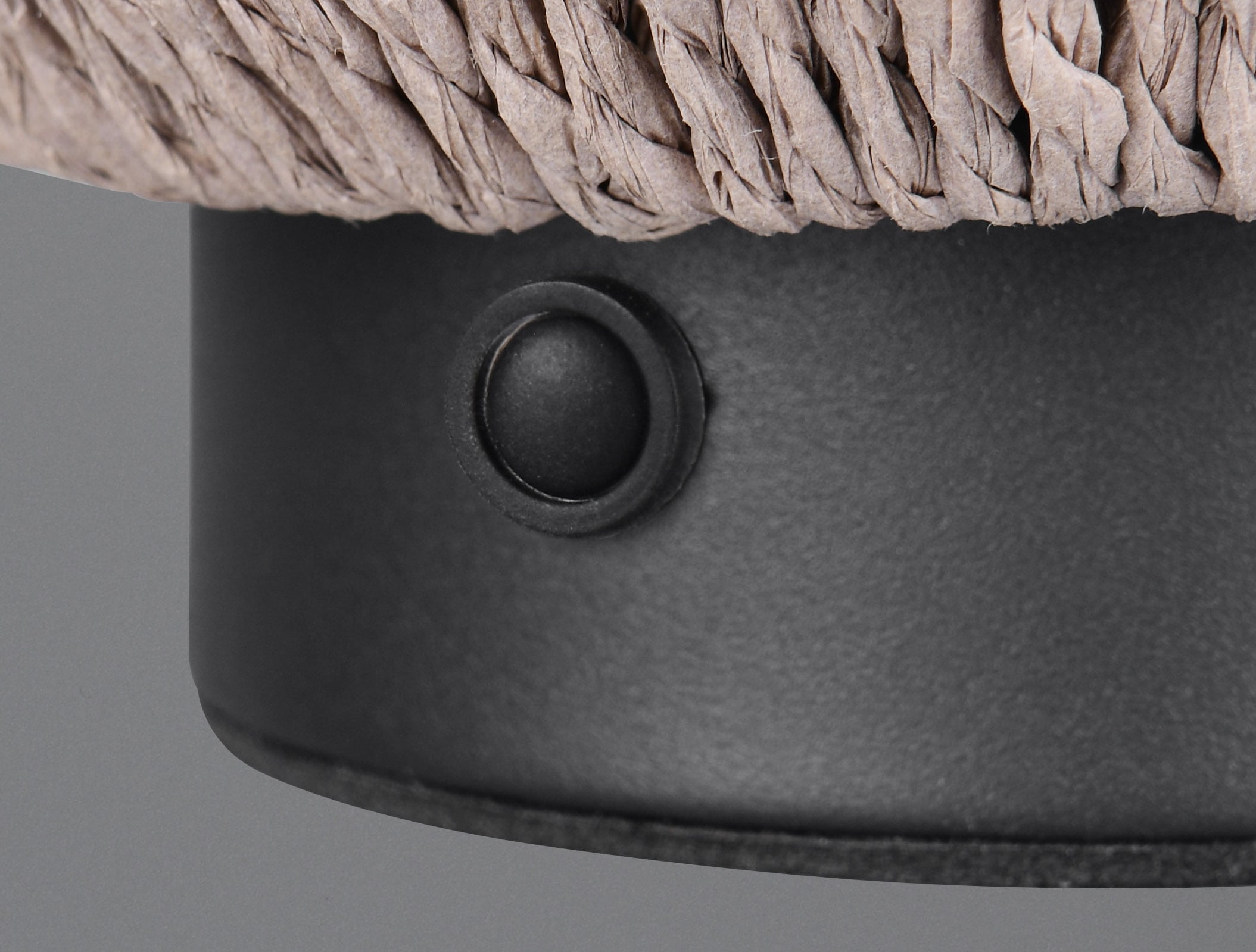 REALITY Leuchten LED Tischleuchte »LIRA, Akku Tischlampe USB Ladeanschluss, 1,5W 140 Lumen 3000K warmweiß« LED-Board 1 Stk. Warmweiß Lampenschirm aus Papiergarn, Touchdimmer, max 8h Akkulaufzeit