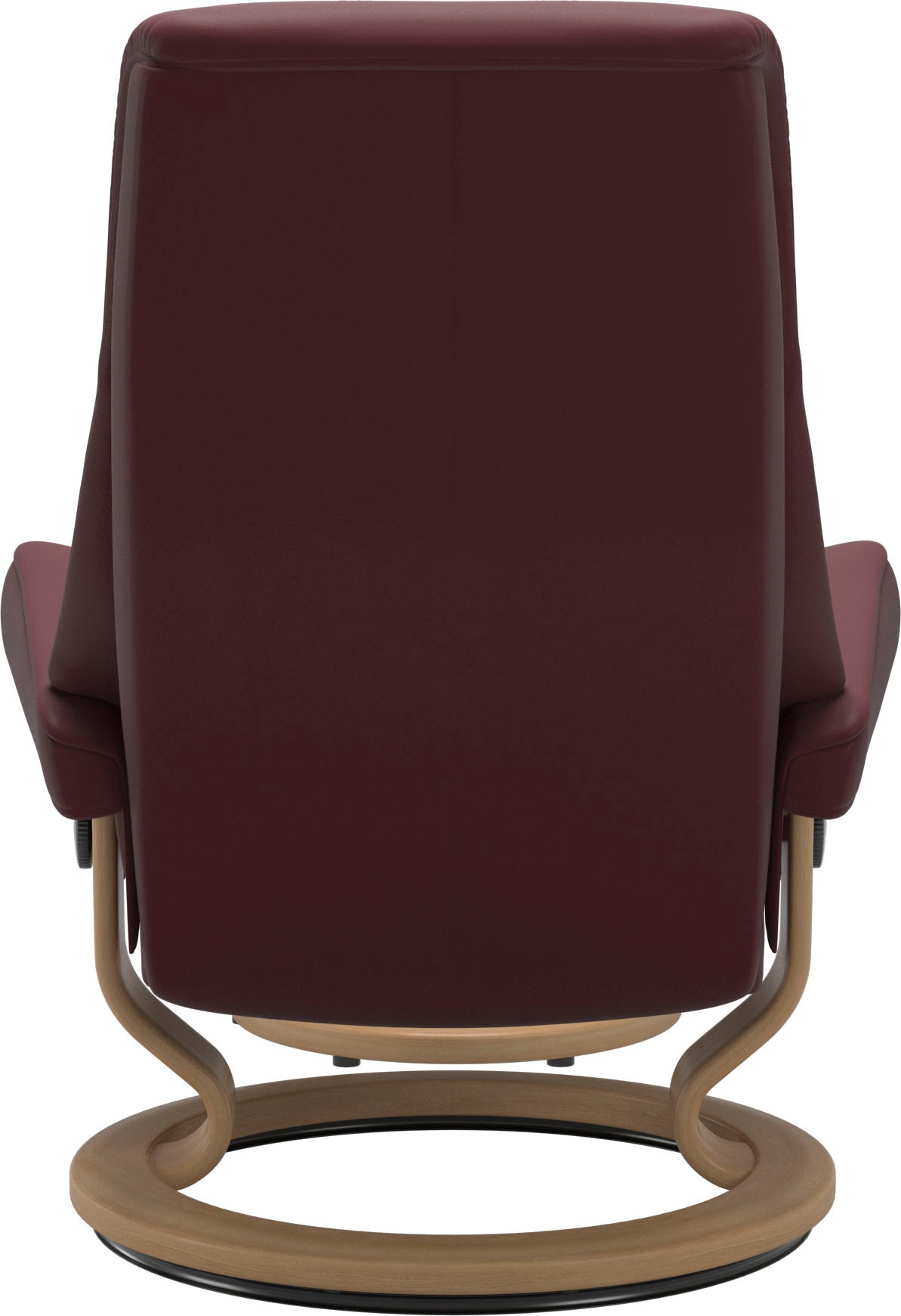 Stressless® Relaxsessel »View«, (Set, Relaxsessel mit Hocker), mit Classic Base, Größe M,Gestell Eiche