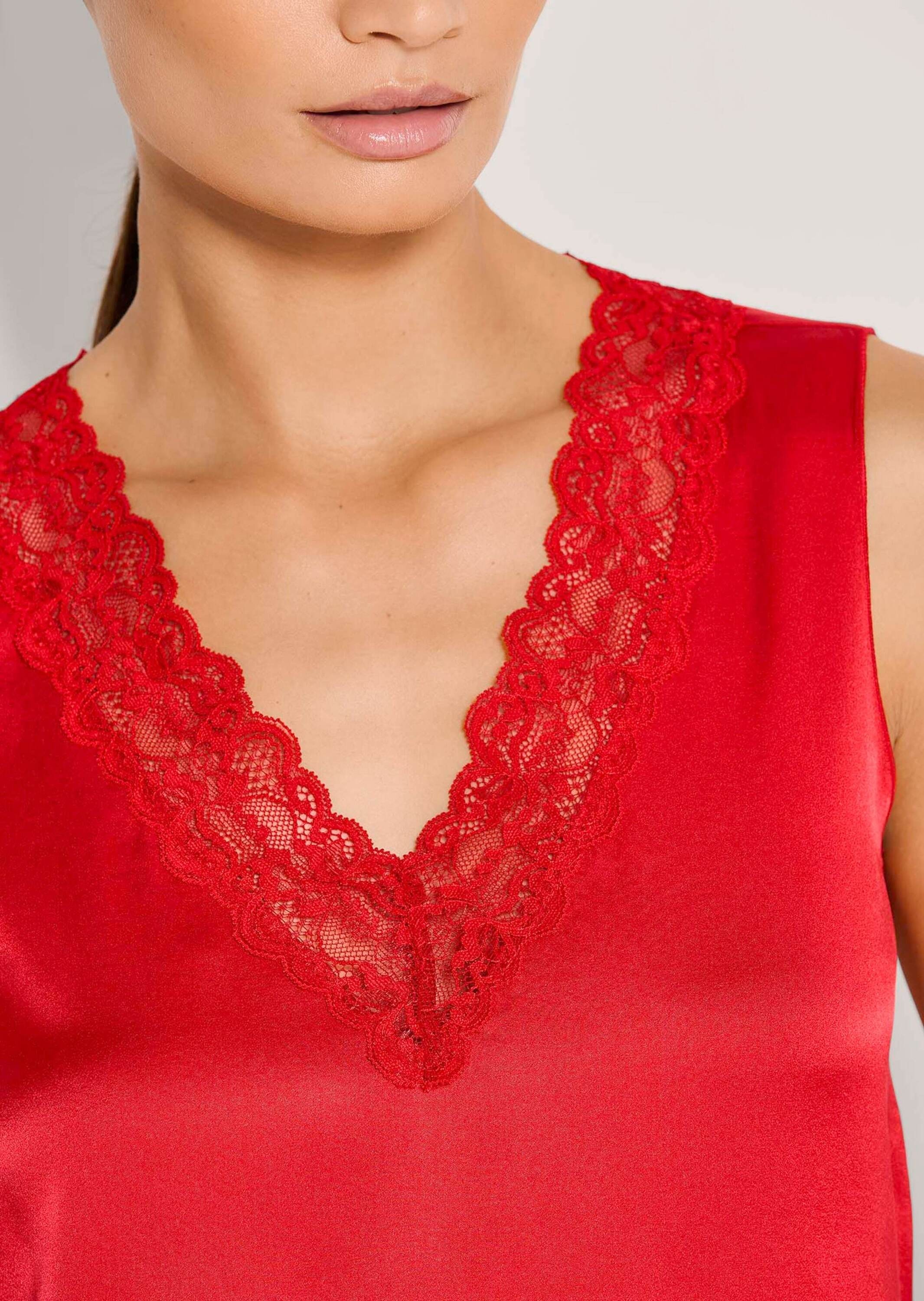 MADELEINE Trägertop »Top Lingerie-Top aus Seidensatin«