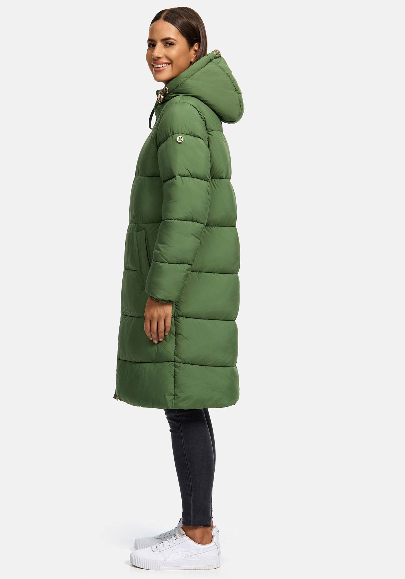 Marikoo Winterjacke »Marikoo Nomadiaa lange Damen Winterjacke N024«