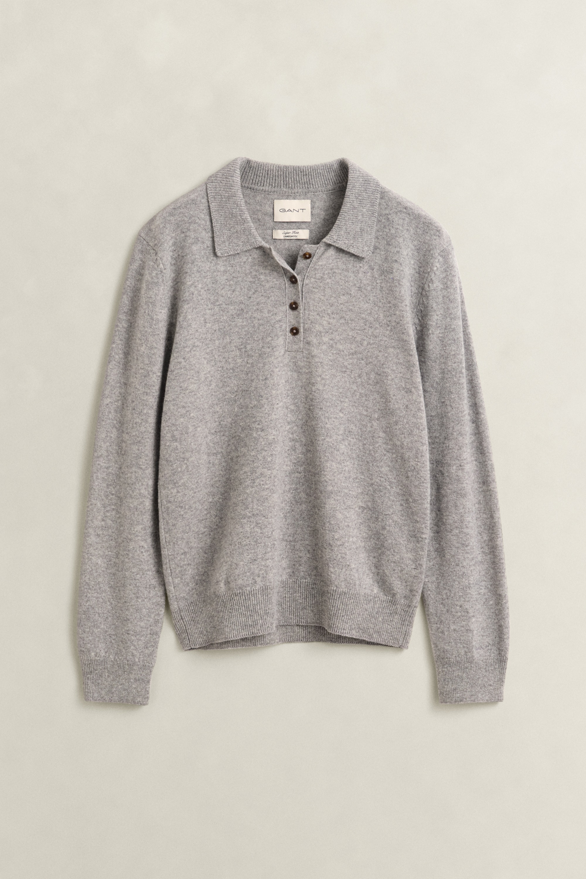 Gant Polokragenpullover »SUPERFINE LAMBSWOOL« aus reiner Wolle