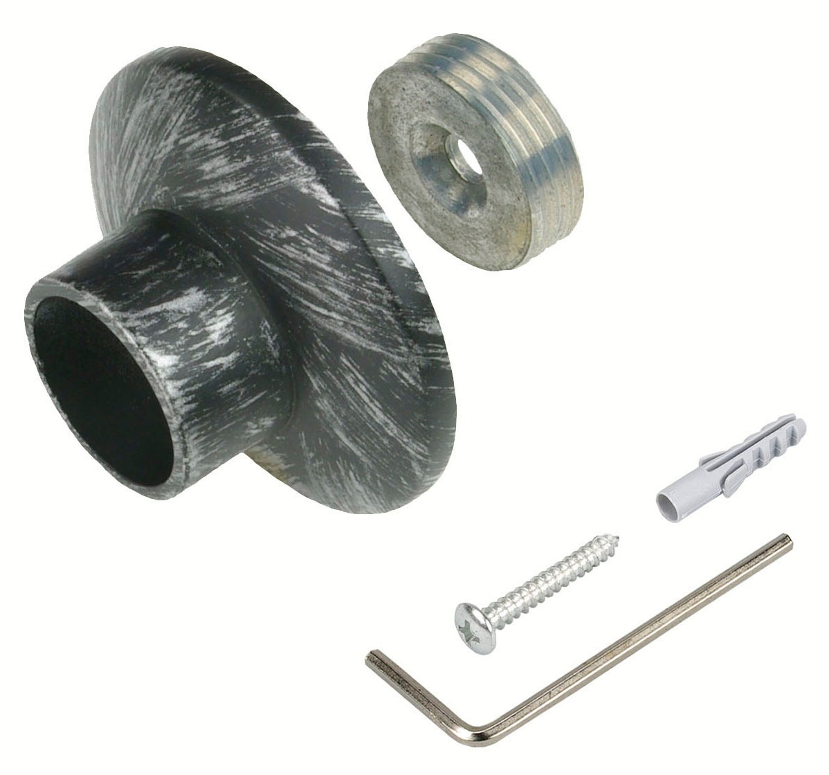Liedeco Gardinenstangenhalter »Wandlager, Wandhalter für Gardinenrohre 16 mm "Esperanca"«, (1 St.), Wandhalterung, Wandlager