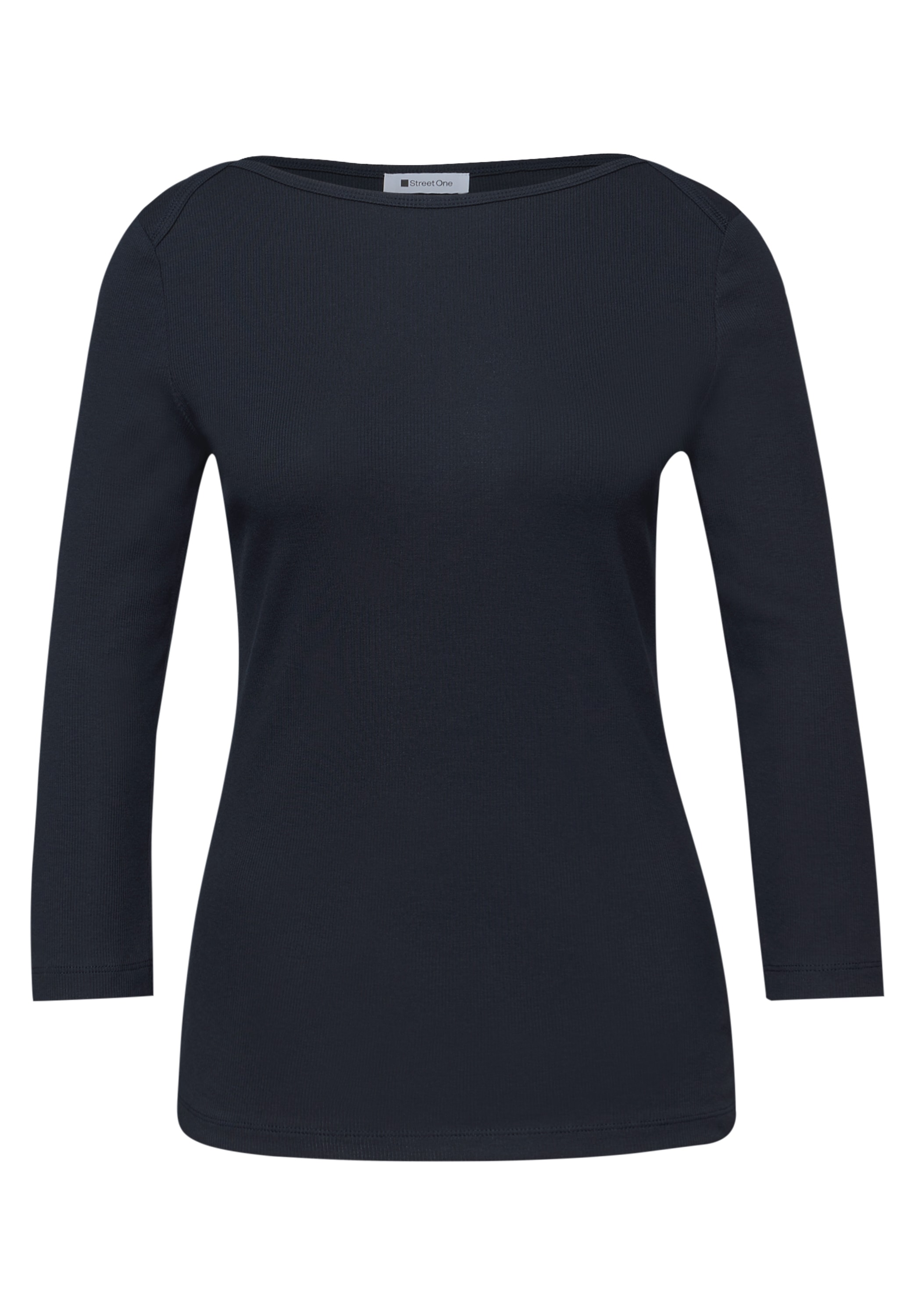 STREET ONE 3/4-Arm-Shirt in Rippstruktur