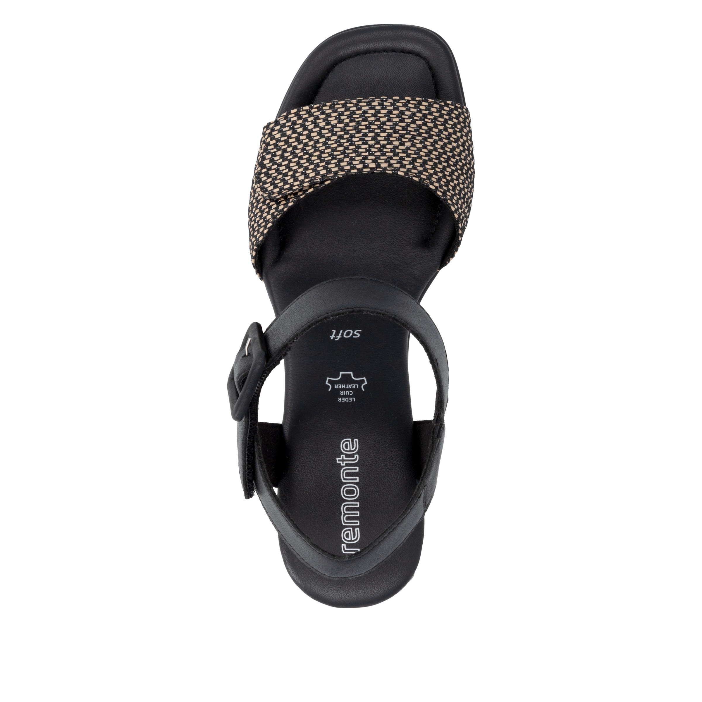 Remonte Sandalette  Sommerschuh, Blockabsatz mit praktischem Klettverschluss