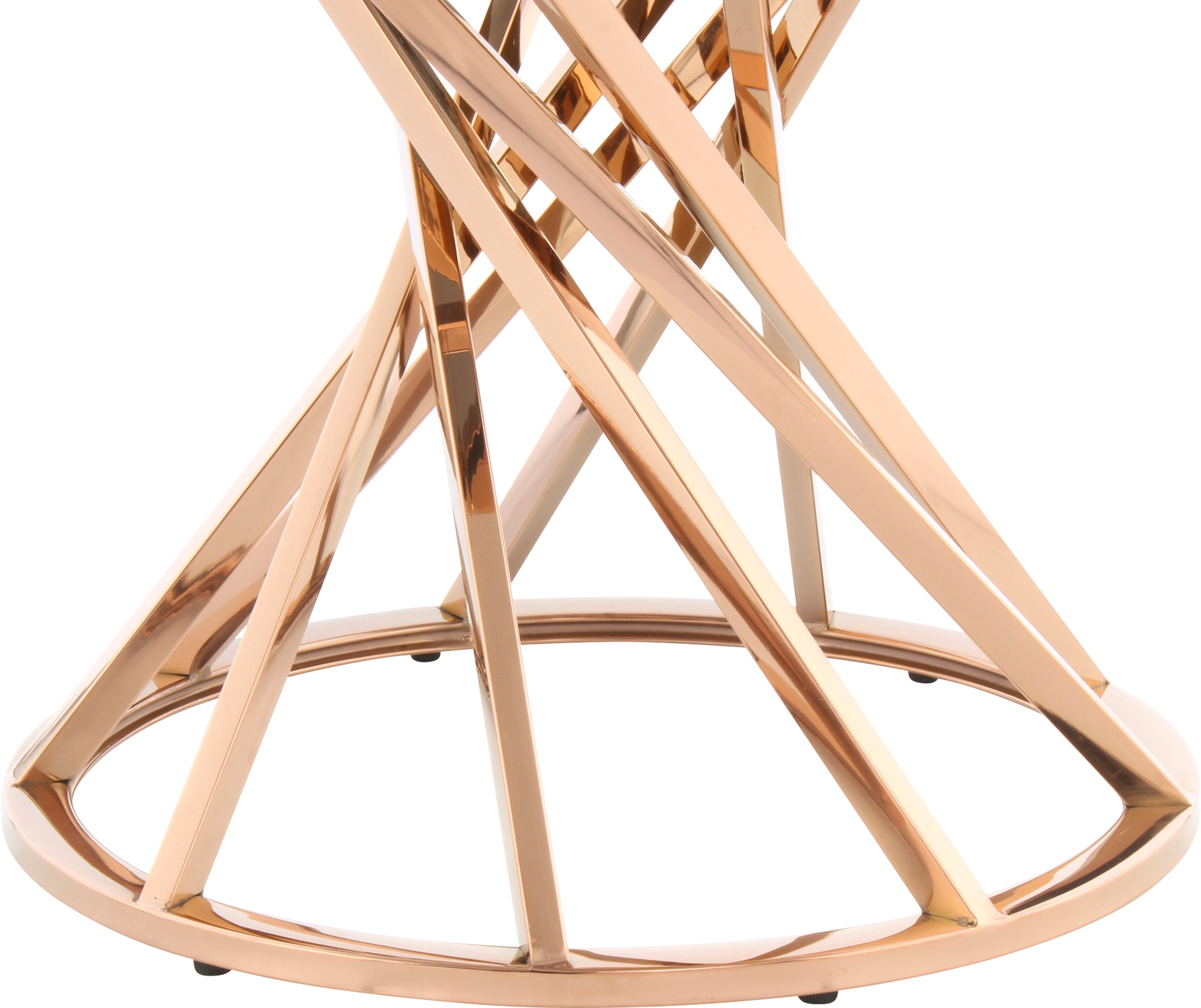 Kayoom Beistelltisch »Wesley 125, Beistelltisch in elegantem Design,edles Gestell aus Metall«, (1 St.), Glamouröses Design, hochwertige Verarbeitung, Hingucker-Gestell