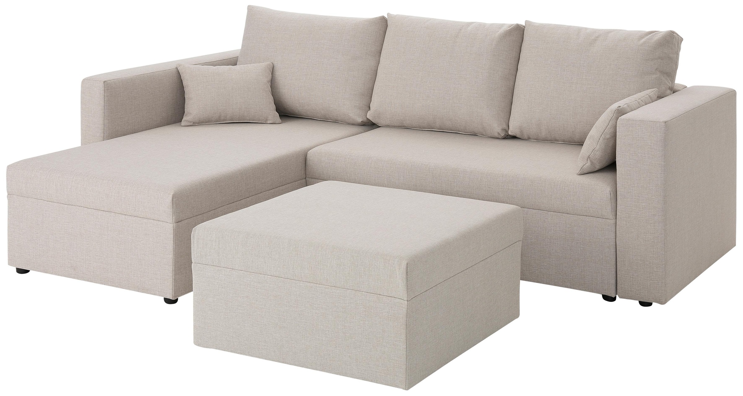 Home affaire Ecksofa »Pur L-Form«, wahlweise mit Bettfunktion