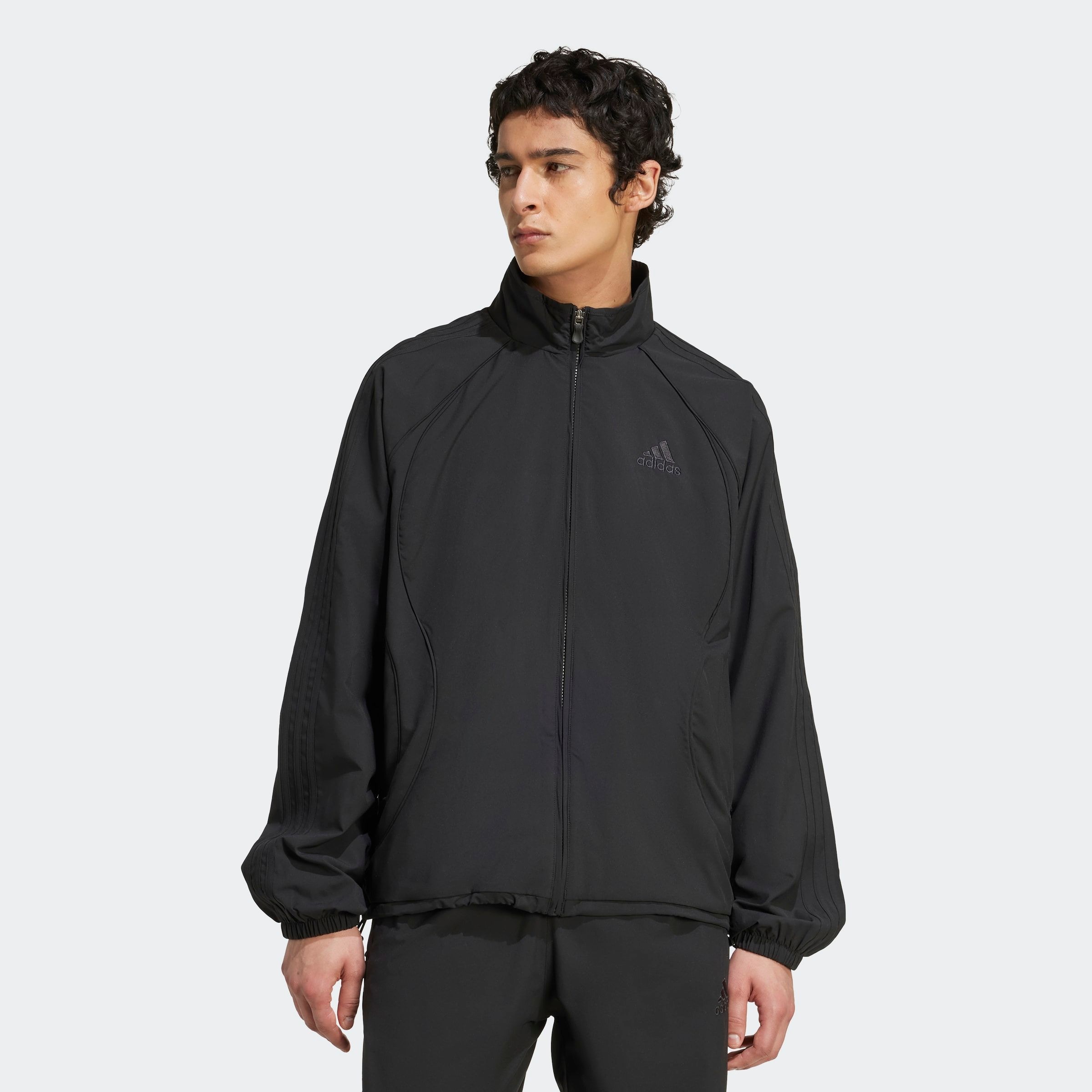 adidas Originals Sommerjacke »TEAMGEIST TT« mit hohem Kragen, aus gewebtem Polyester, lockere Passform